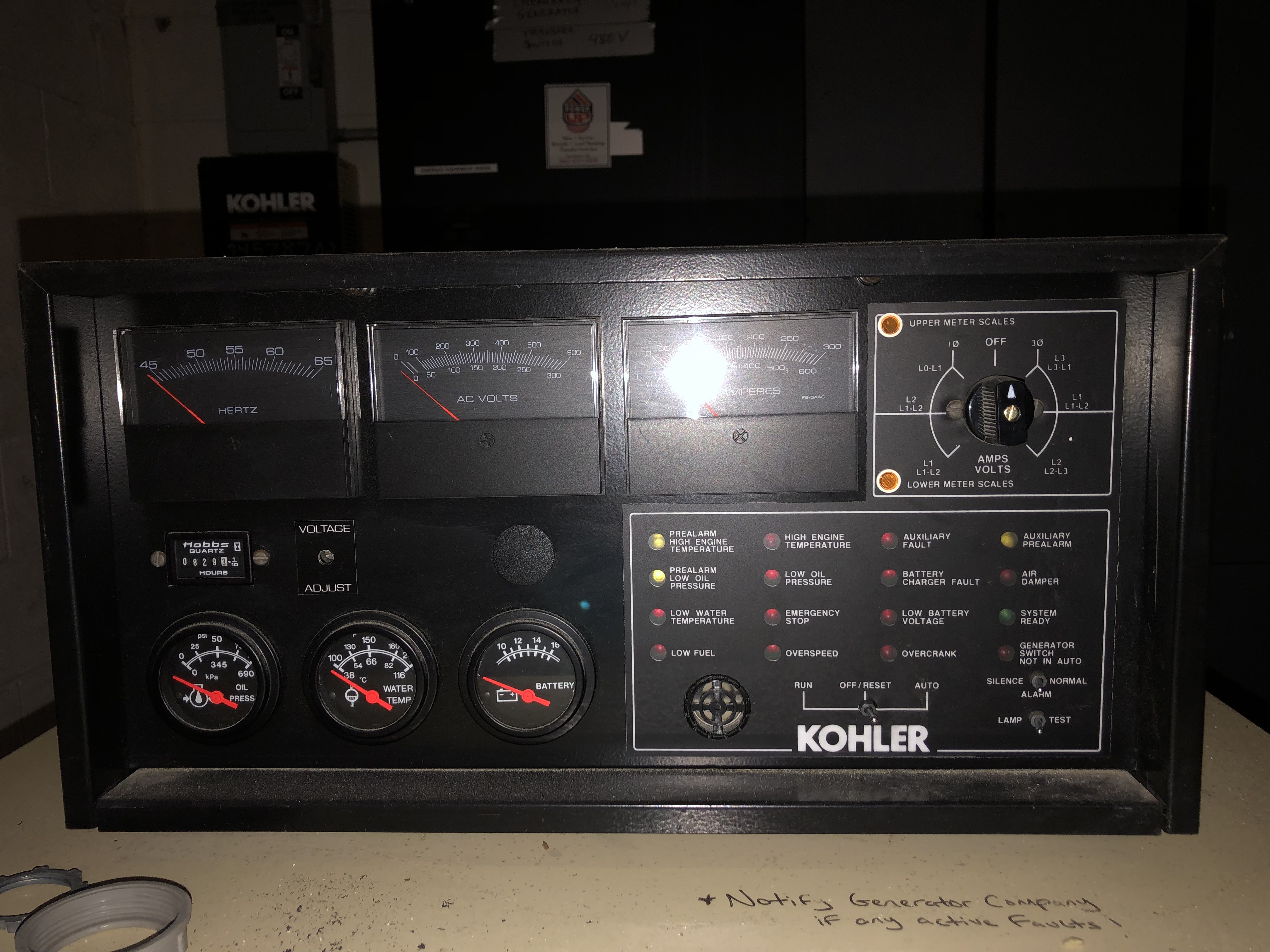 150 kW Kohler Diesel Generator – 600 A, 240 V 3-Phase Emergency Backup - IPP# 245787