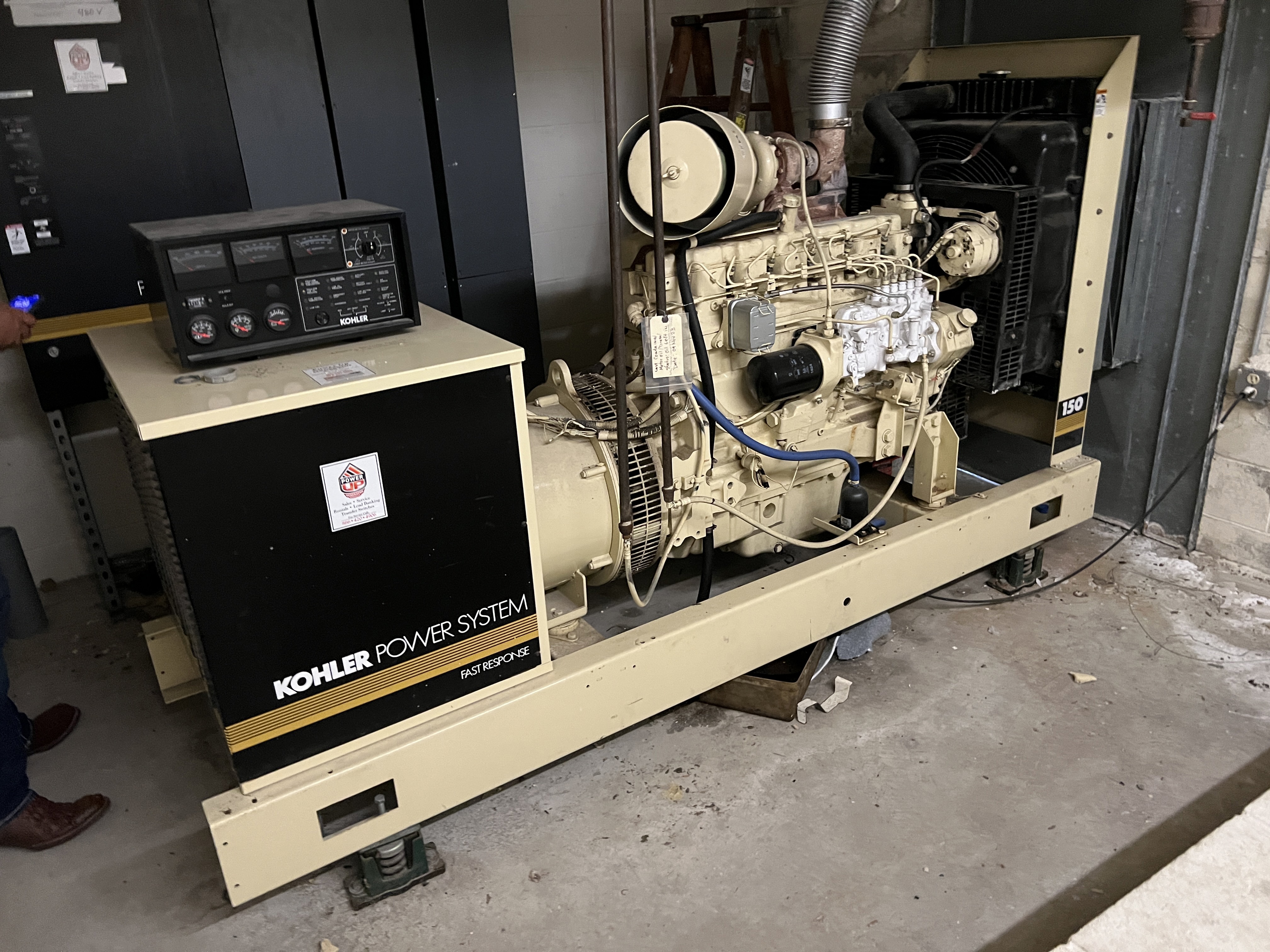 150 kW Kohler Diesel Generator – 600 A, 240 V 3-Phase Emergency Backup - IPP# 245787