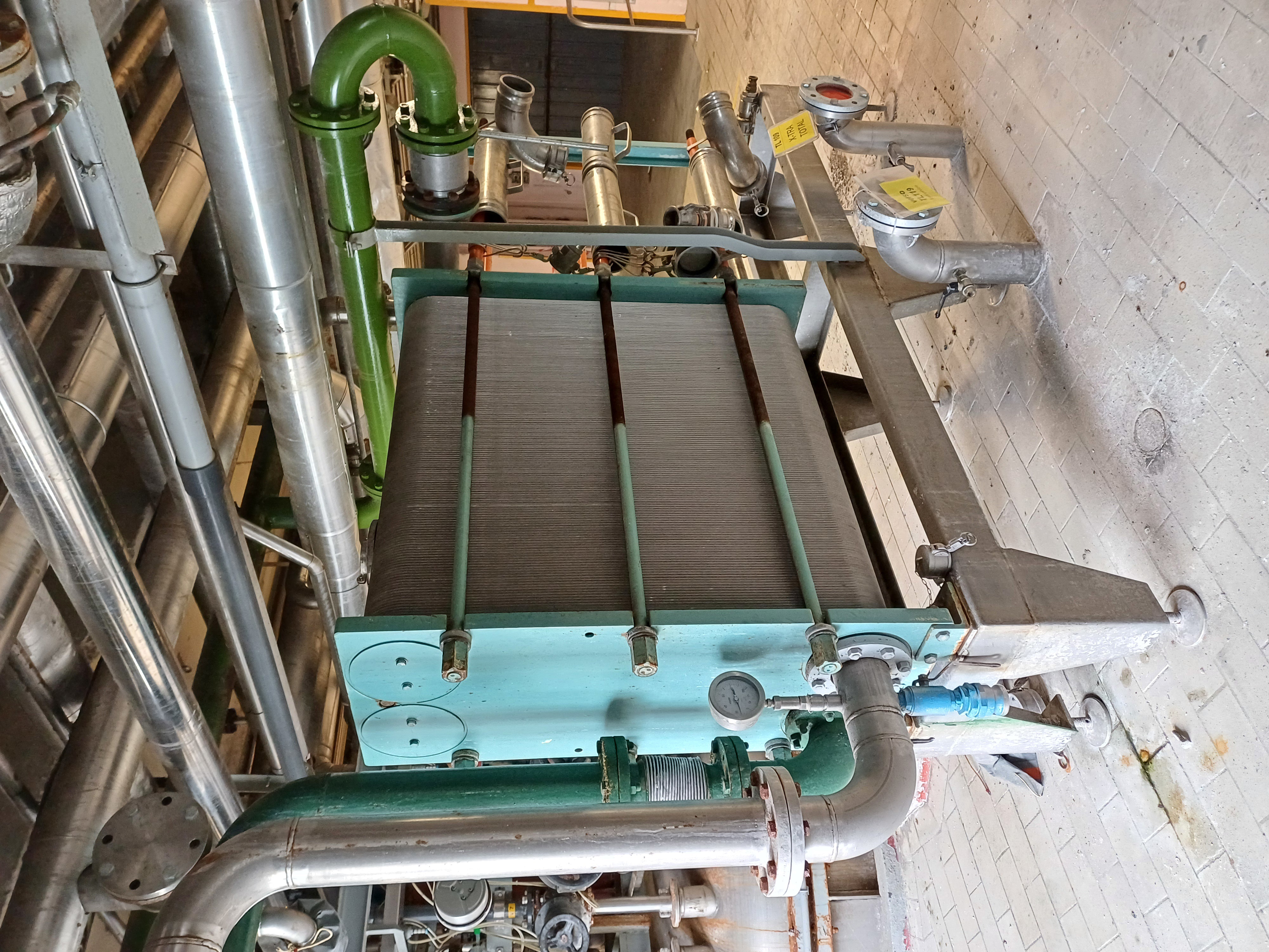 IPP# 245826, 108.8 m² (1,171 ft²)  Stainless Steel 316 Plate and Frame Heat Exchanger For Sale