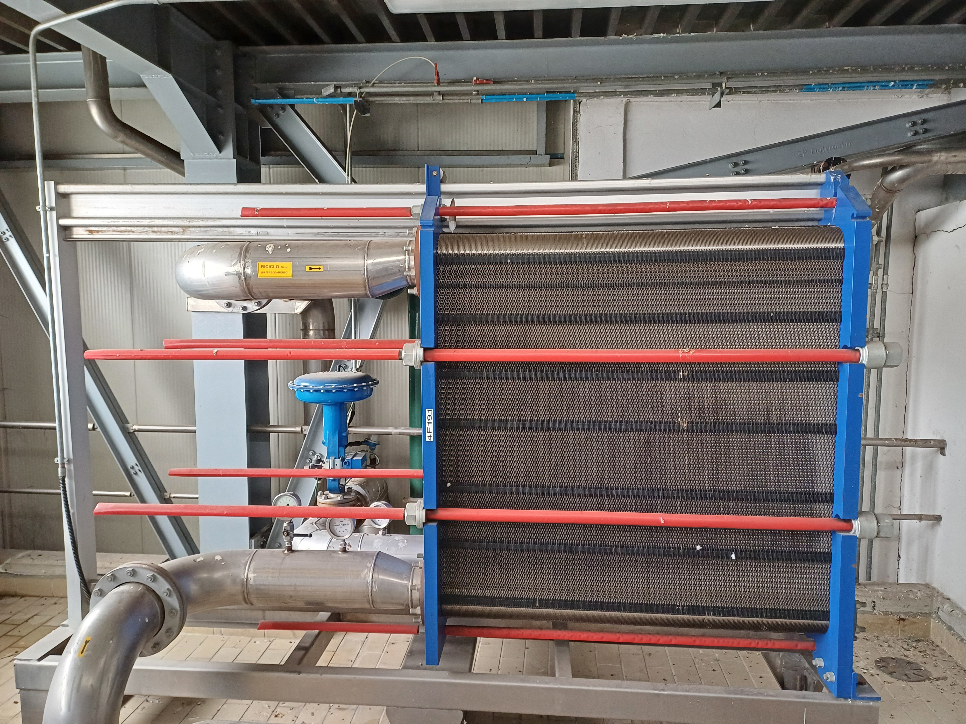 IPP# 245828, 202.7 m² (2,182 ft²)  Stainless Steel 304 Plate and Frame Heat Exchanger For Sale