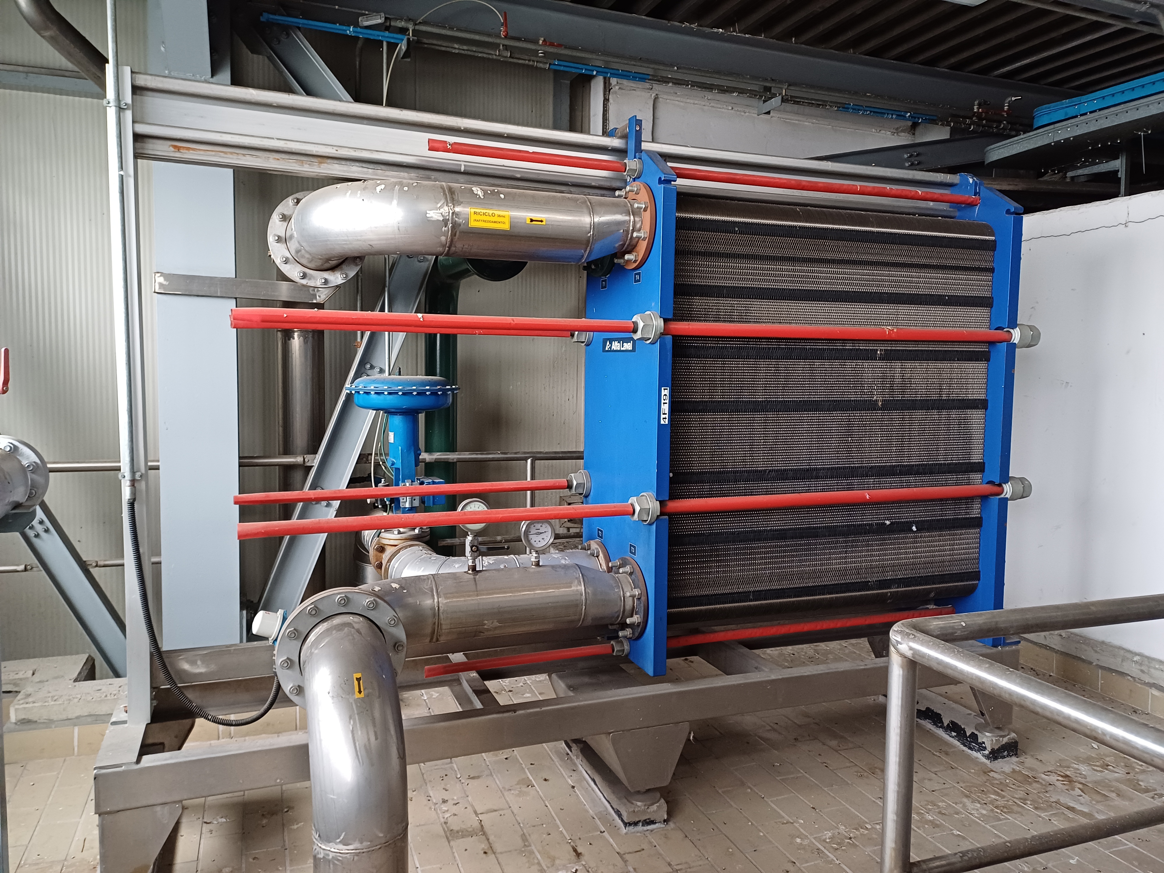 IPP# 245828, 202.7 m² (2,182 ft²)  Stainless Steel 304 Plate and Frame Heat Exchanger For Sale