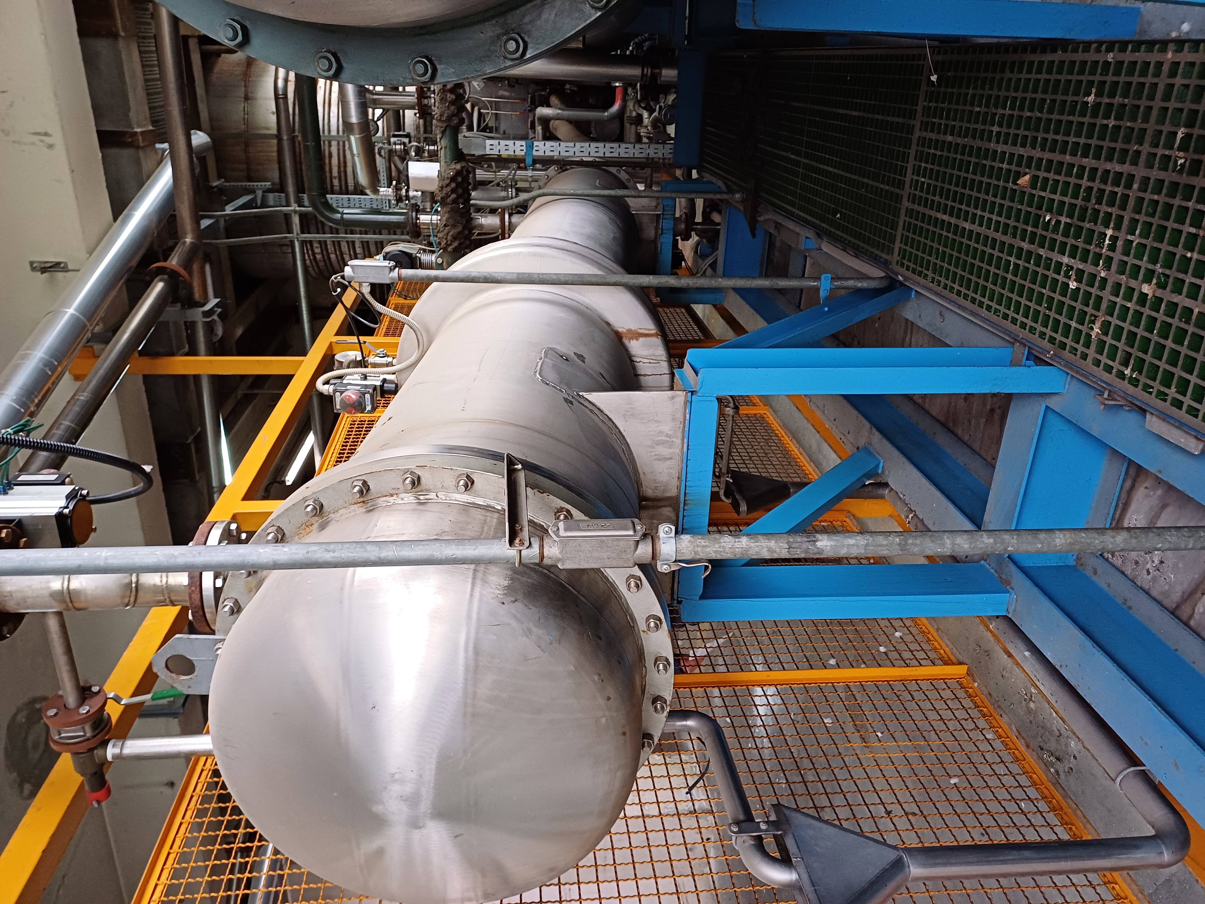 IPP# 245831, 130 m² (1,399 ft²)  Stainless Steel 316L Shell and Tube Heat Exchanger For Sale