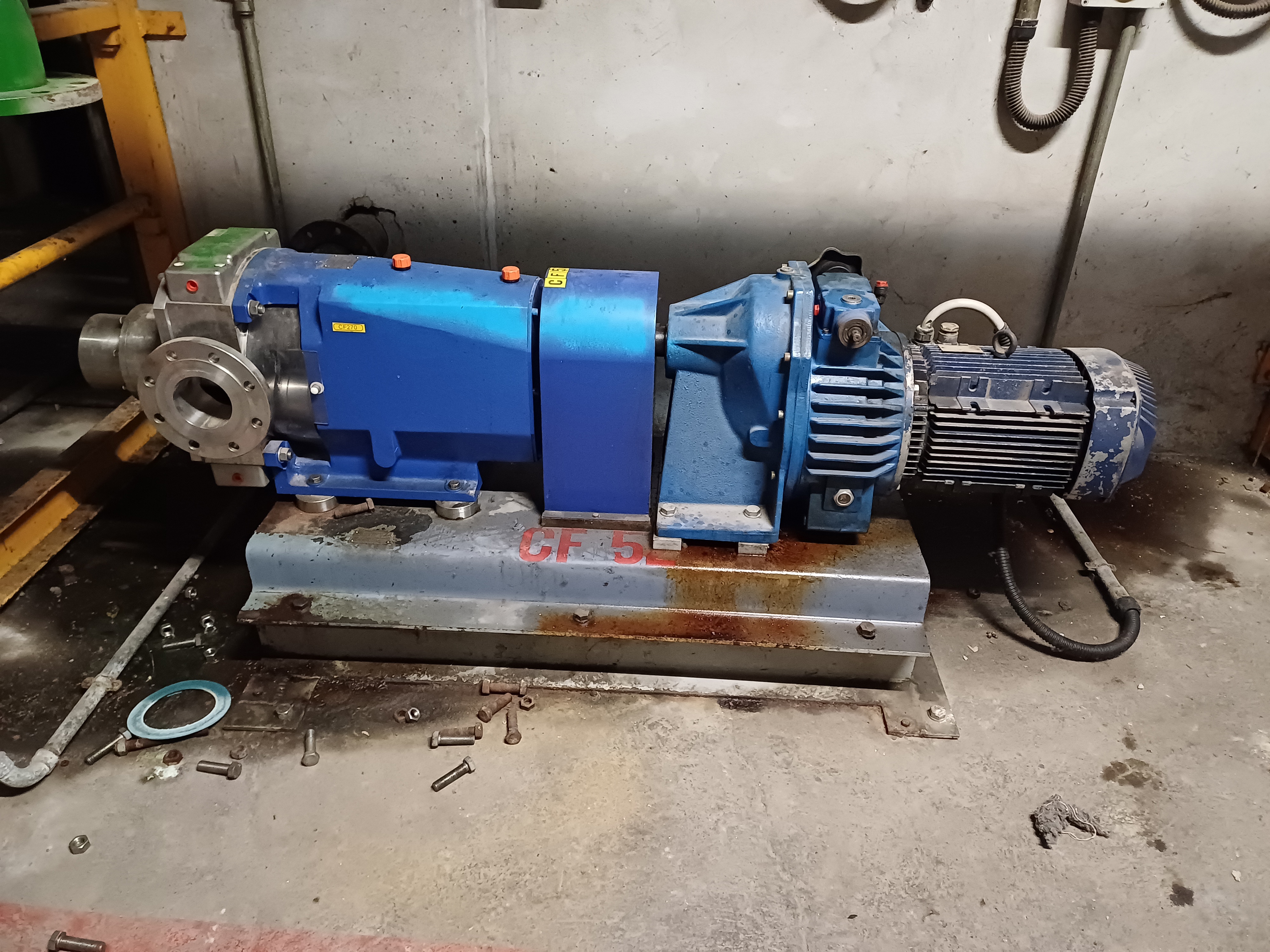 IPP# 245837, 78 m3/h (343.4 GPM)  Stainless Steel 304 Rotary Pump For Sale