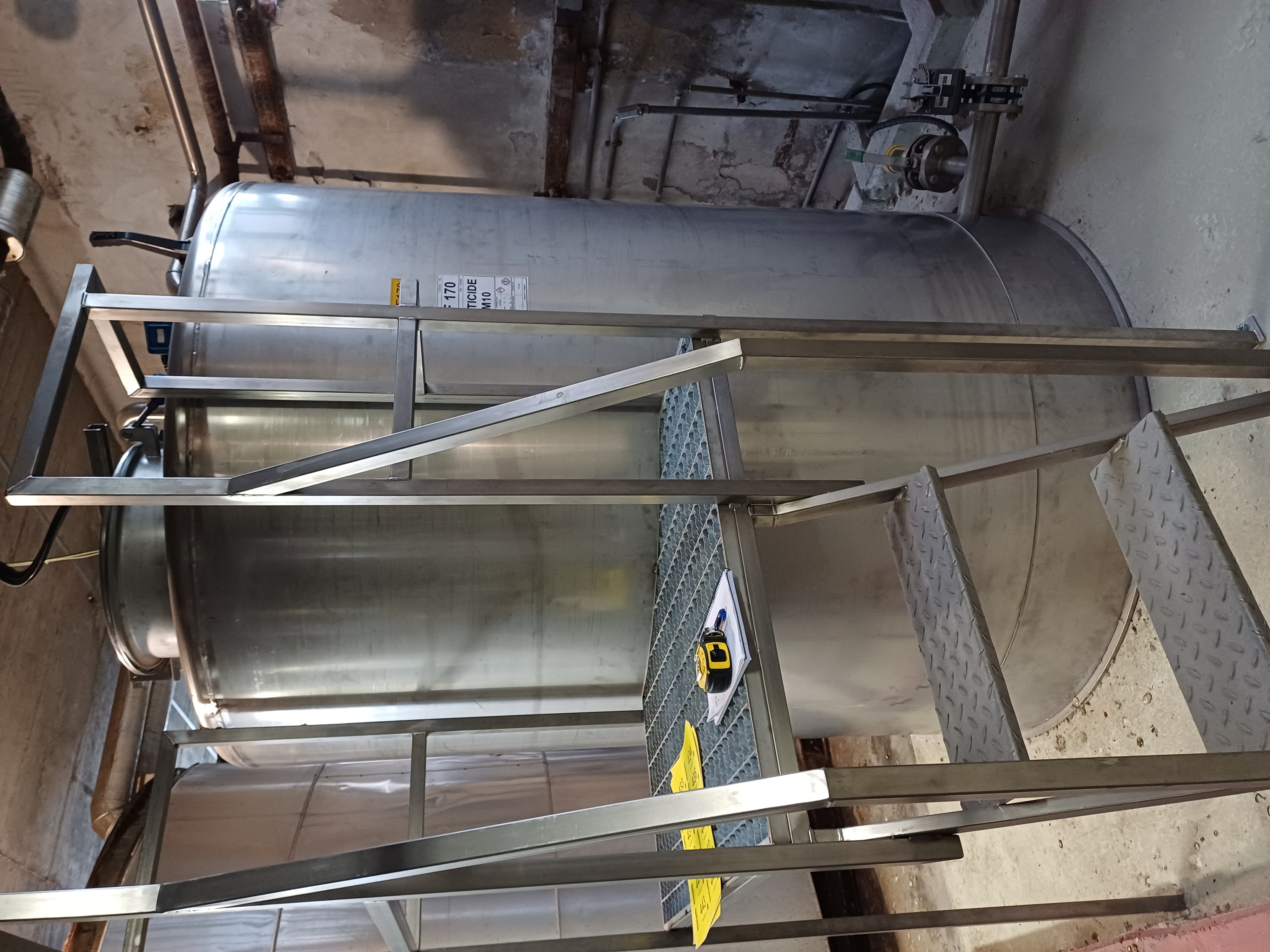 IPP# 245965, 3,200 L (845.4 gallons)  Stainless Steel 304  Tank For Sale