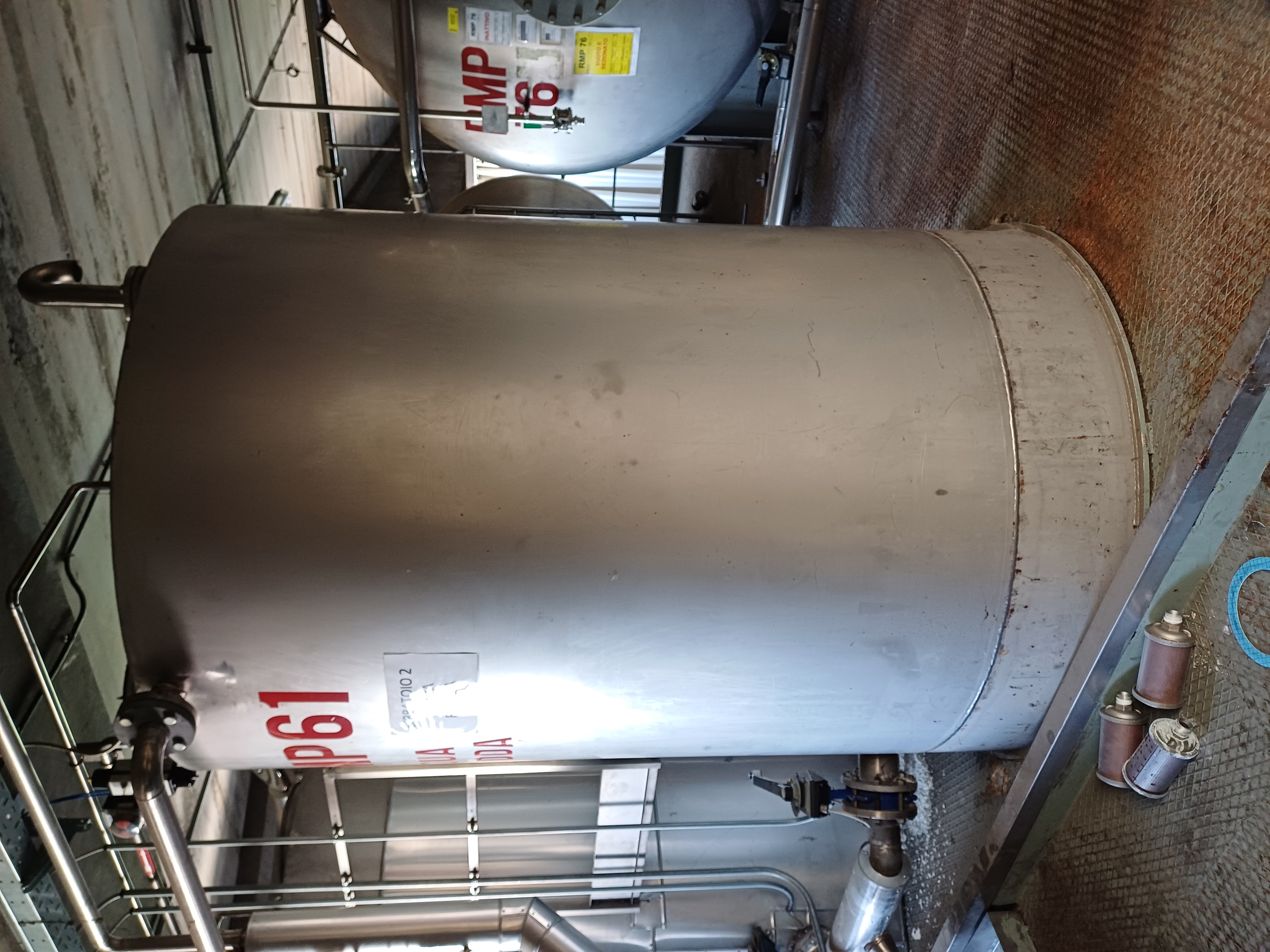 IPP# 245976, 3,500 L (924.6 gallons)  Stainless Steel 304  Tank For Sale