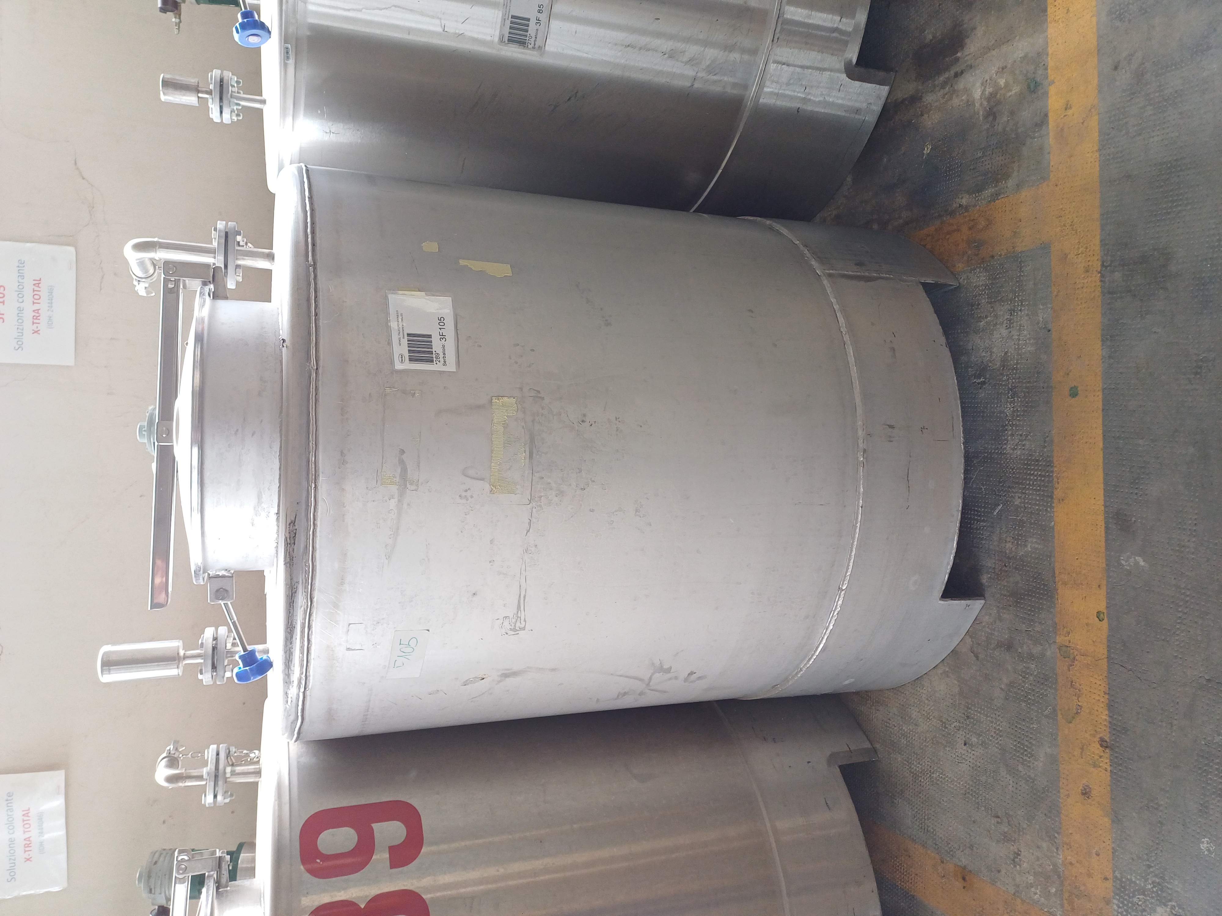 IPP# 245907, 752 L (198.7 gallons)  Stainless Steel 304  Tank For Sale