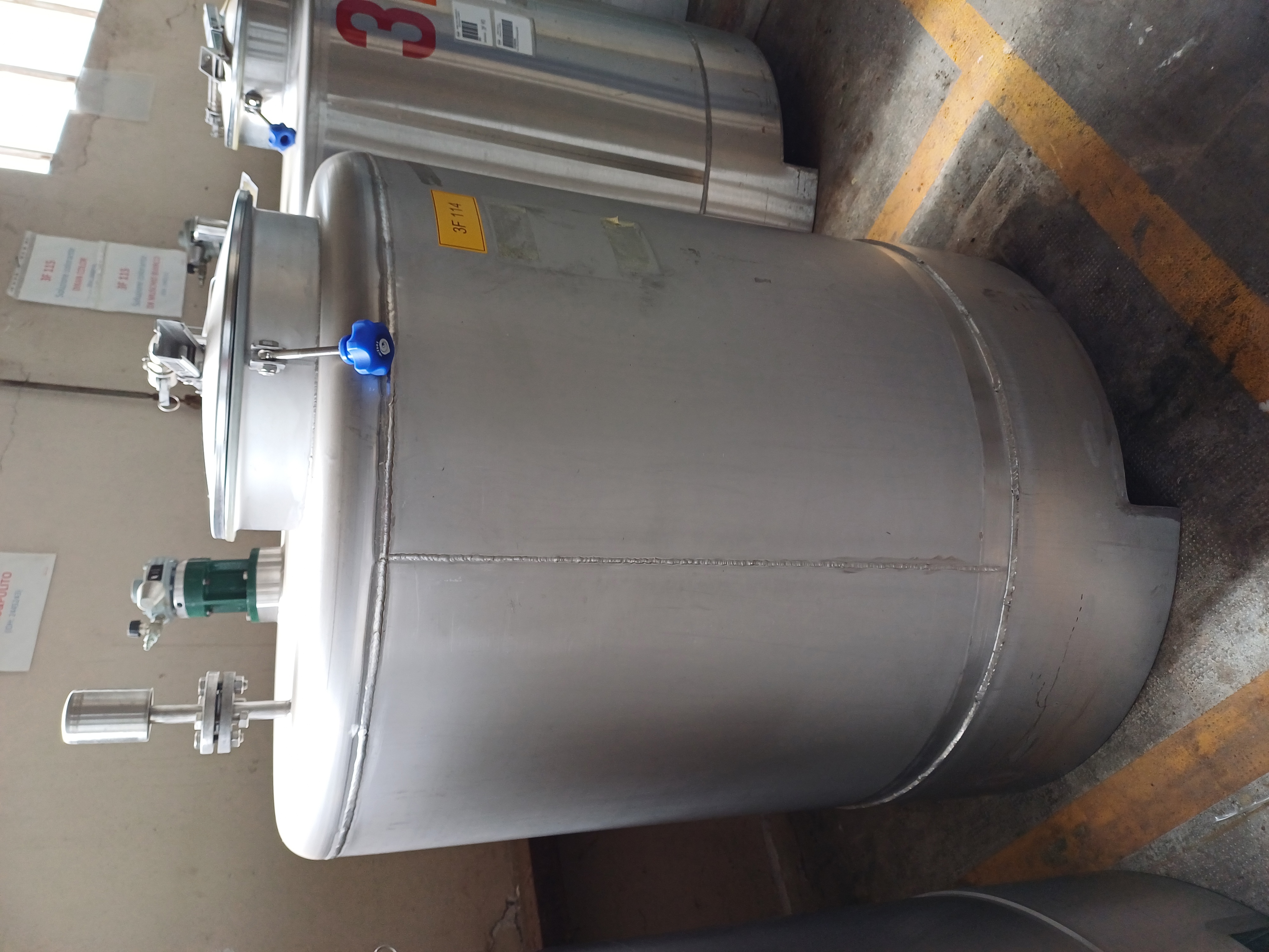 IPP# 245909, 752 L (198.7 gallons)  Stainless Steel 304  Tank For Sale