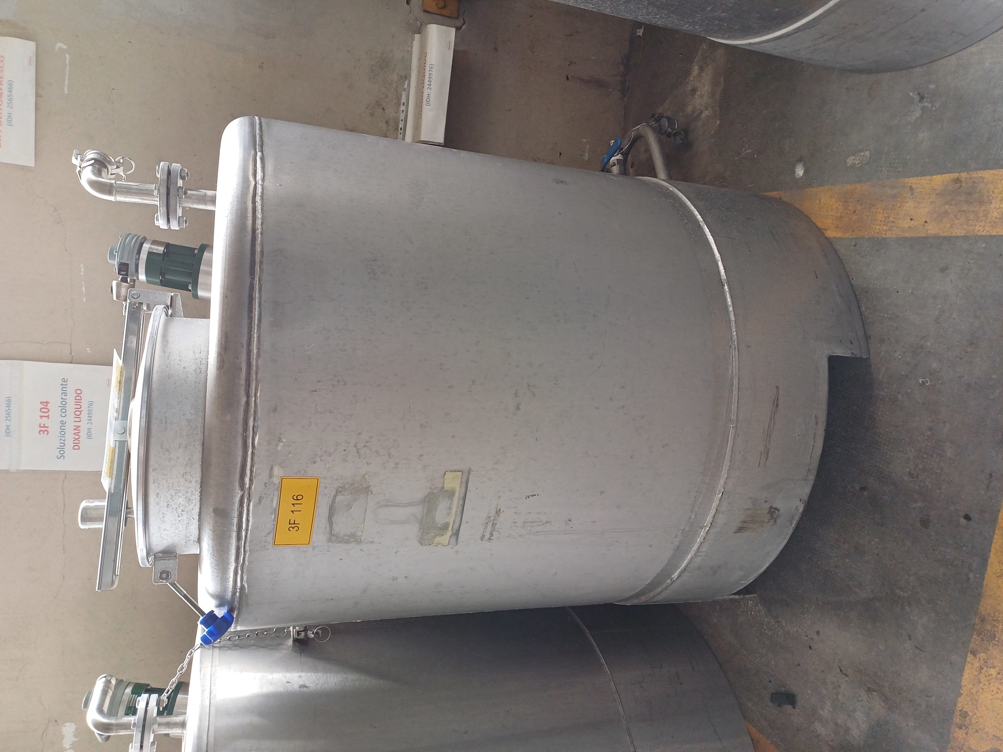 IPP# 245911, 752 L (198.7 gallons)  Stainless Steel 304  Tank For Sale