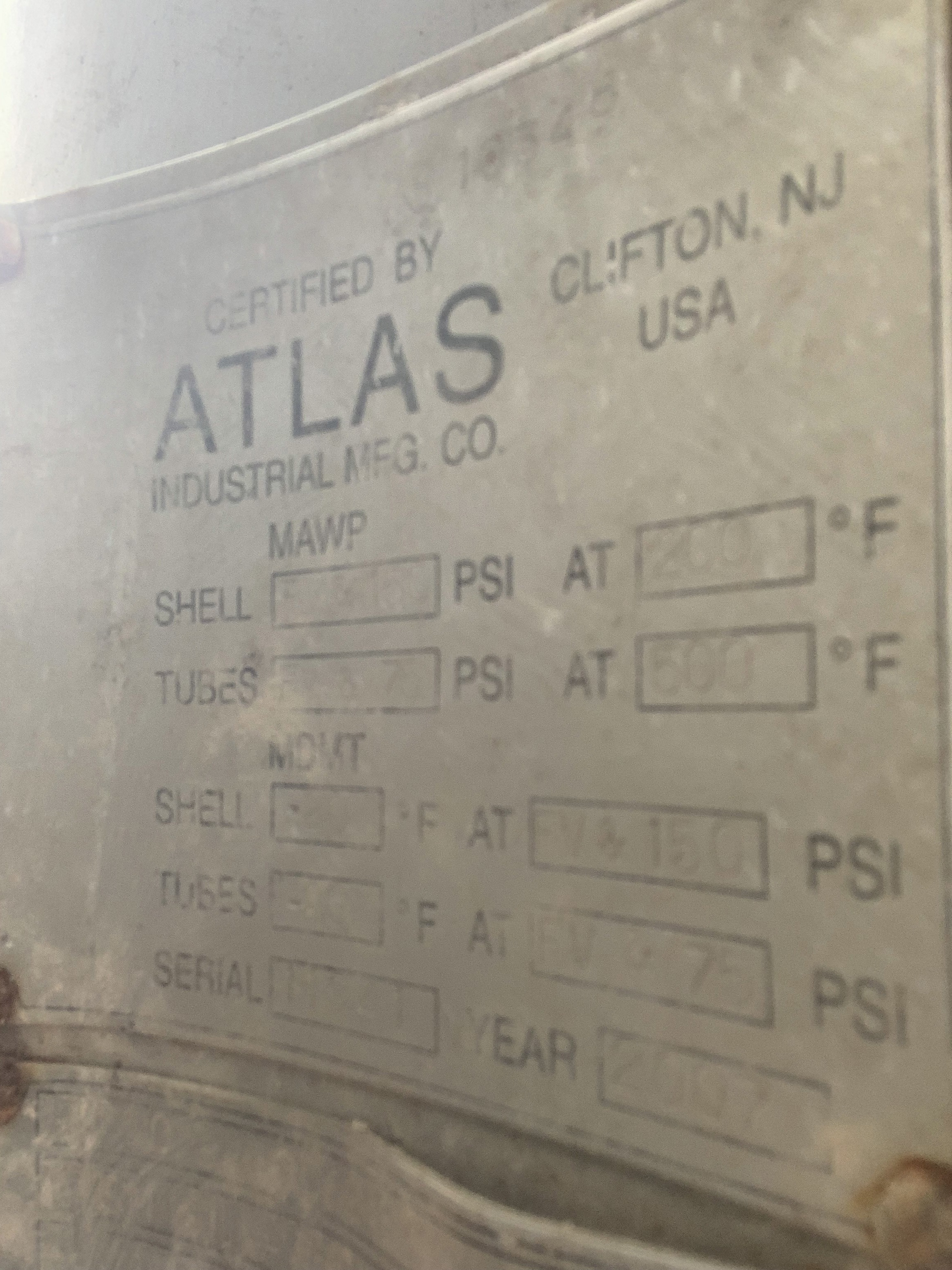 Stainless Steel 304 Shell and Tube Heat Exchanger - IPP# 246073