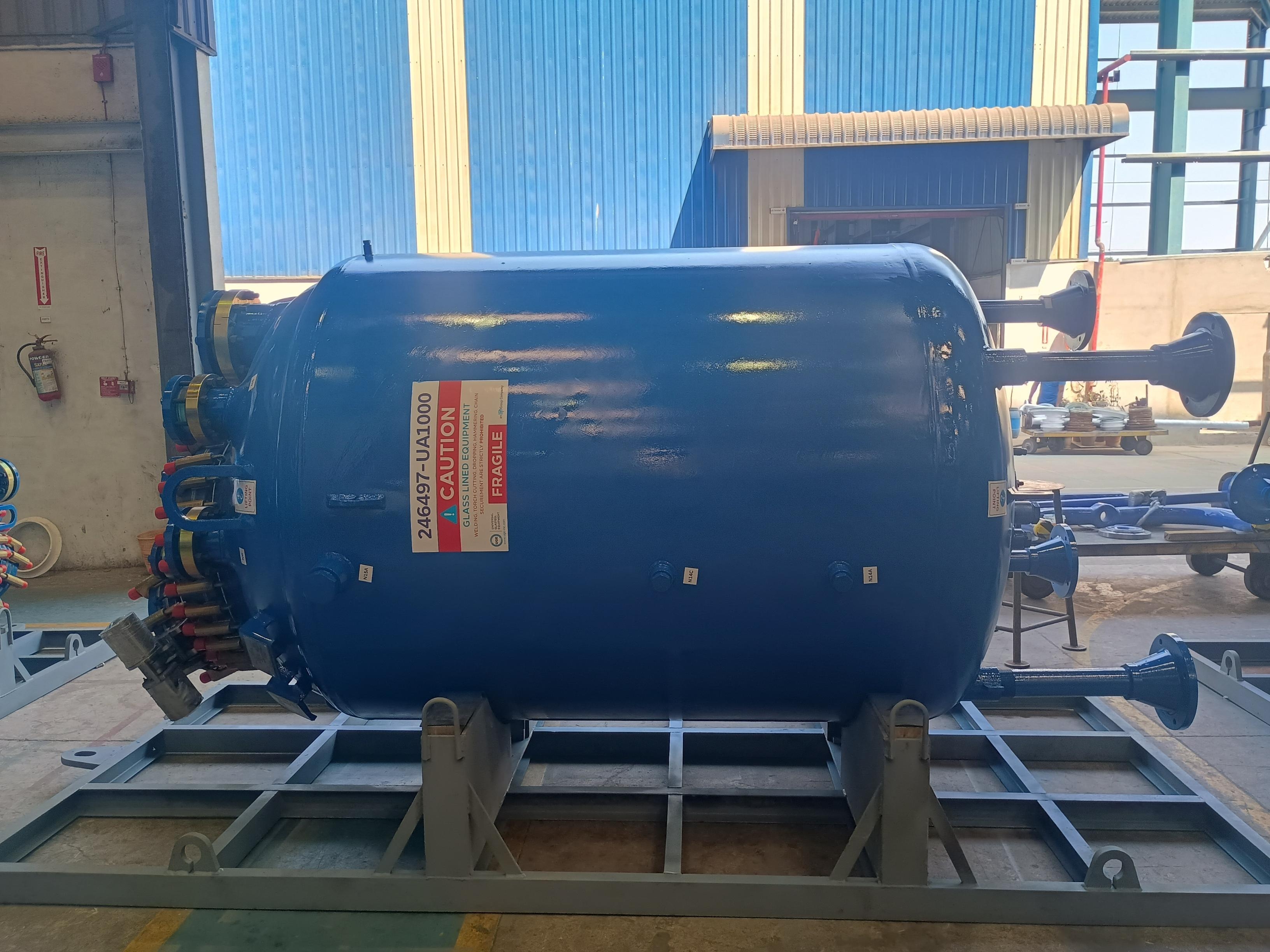 New Glasslined UGE UA-1000 Batch Type Reactor Body /Receiver/Jacketed Tank - IPP# 246497