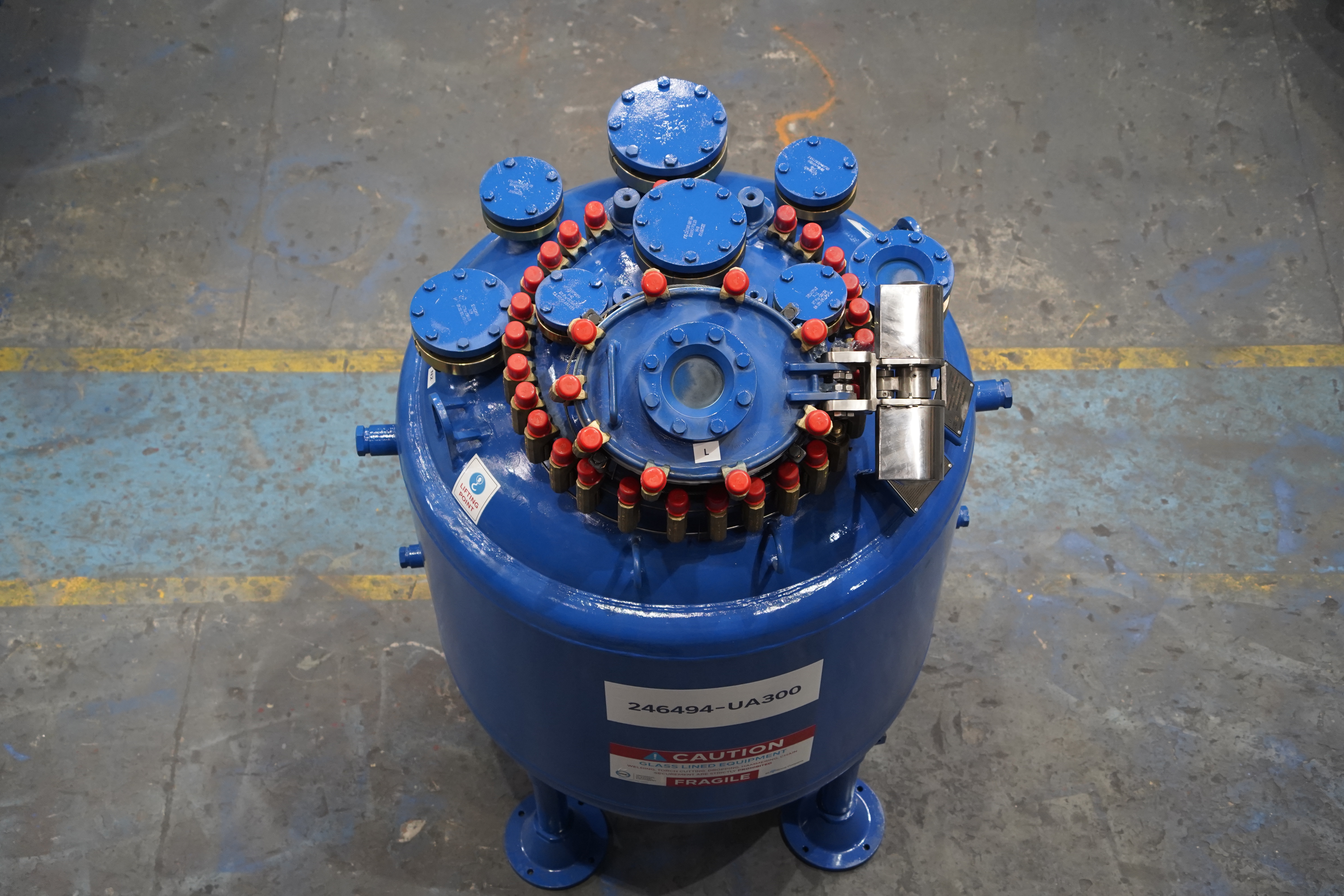 New Glasslined UGE UA-300 Batch Type Reactor Body - IPP# 246494