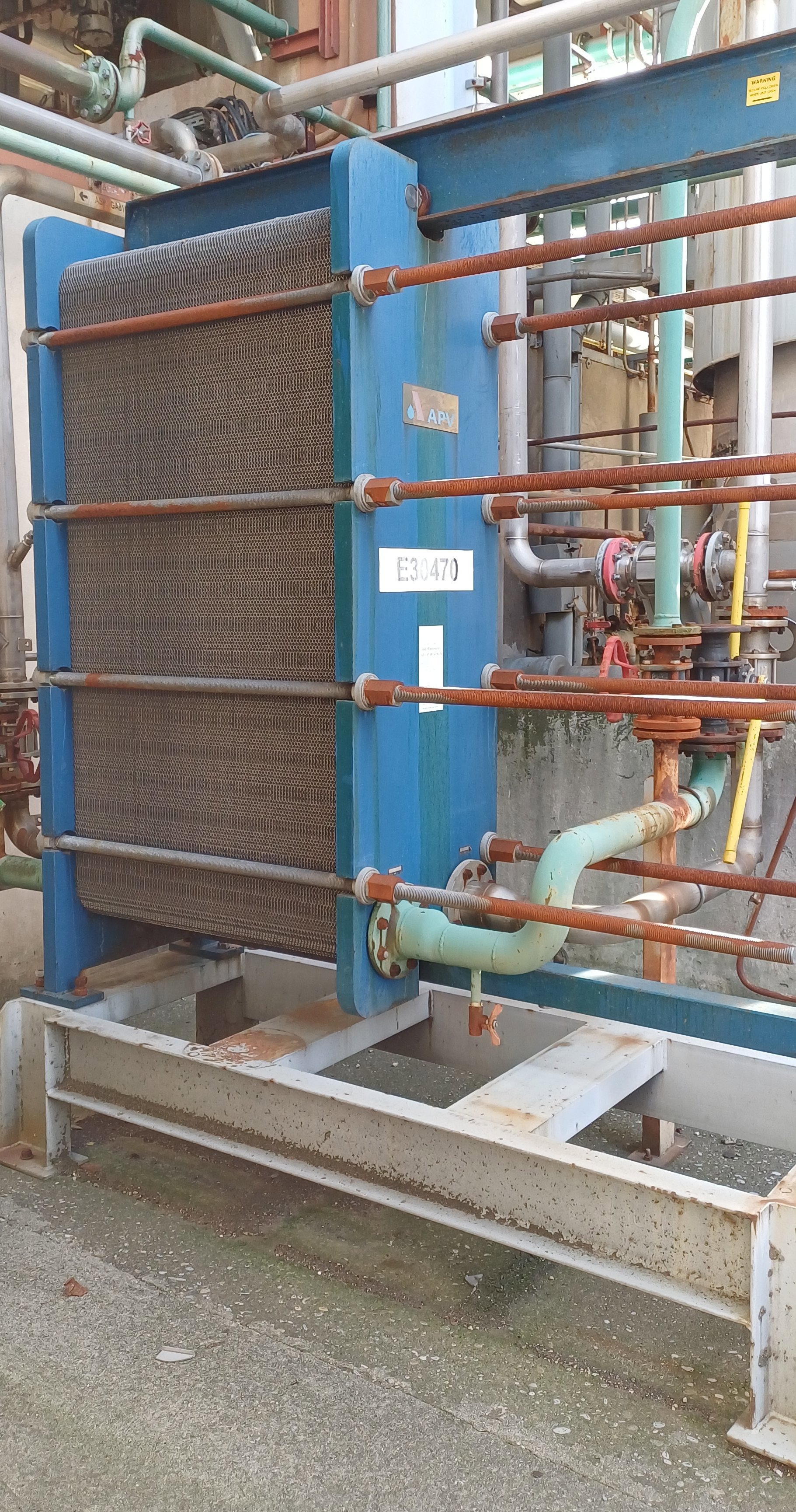 Stainless Steel 316 APV K71 Plate and Frame Heat Exchanger - IPP# 246423