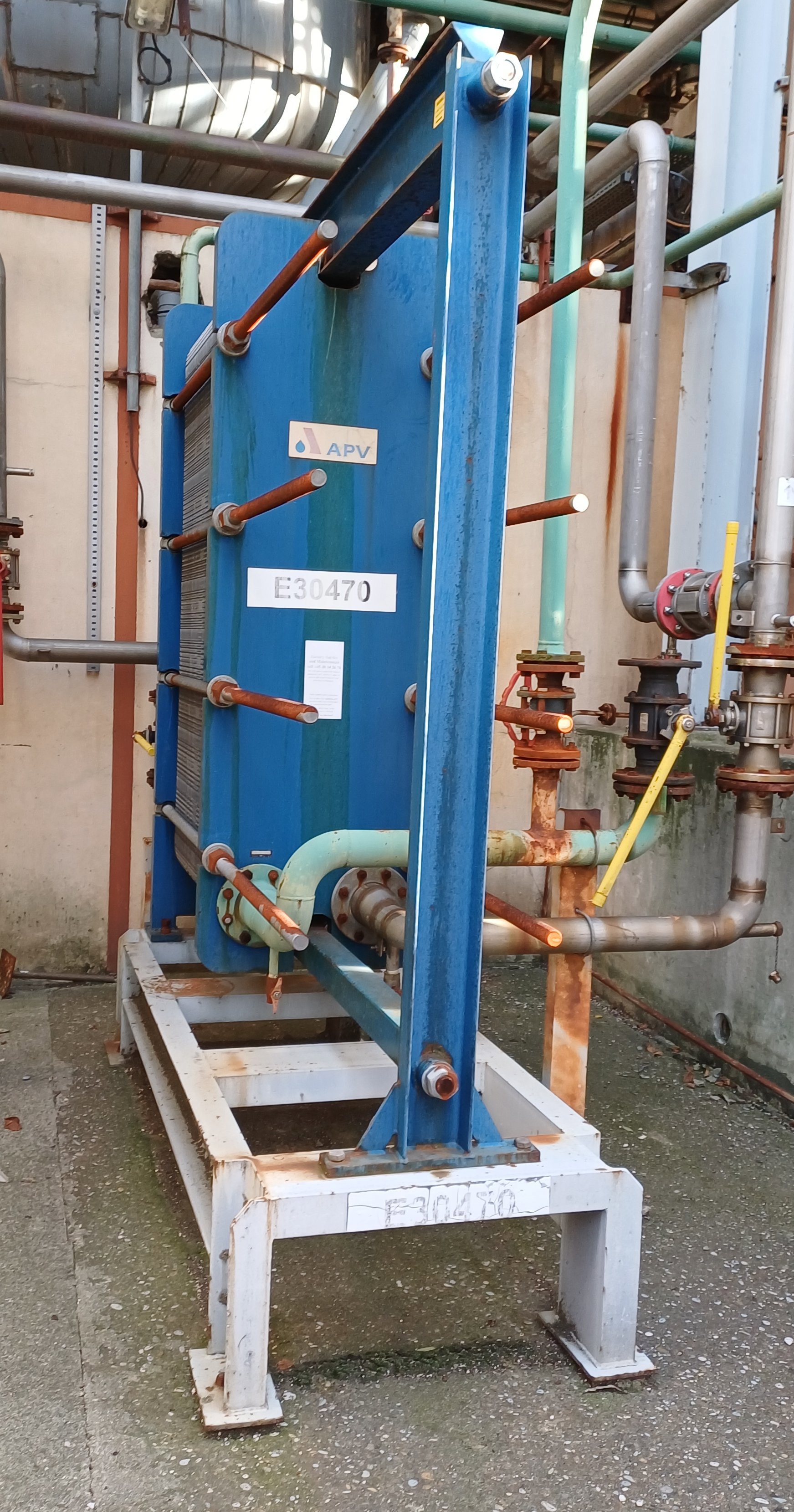 Stainless Steel 316 APV K71 Plate and Frame Heat Exchanger - IPP# 246423