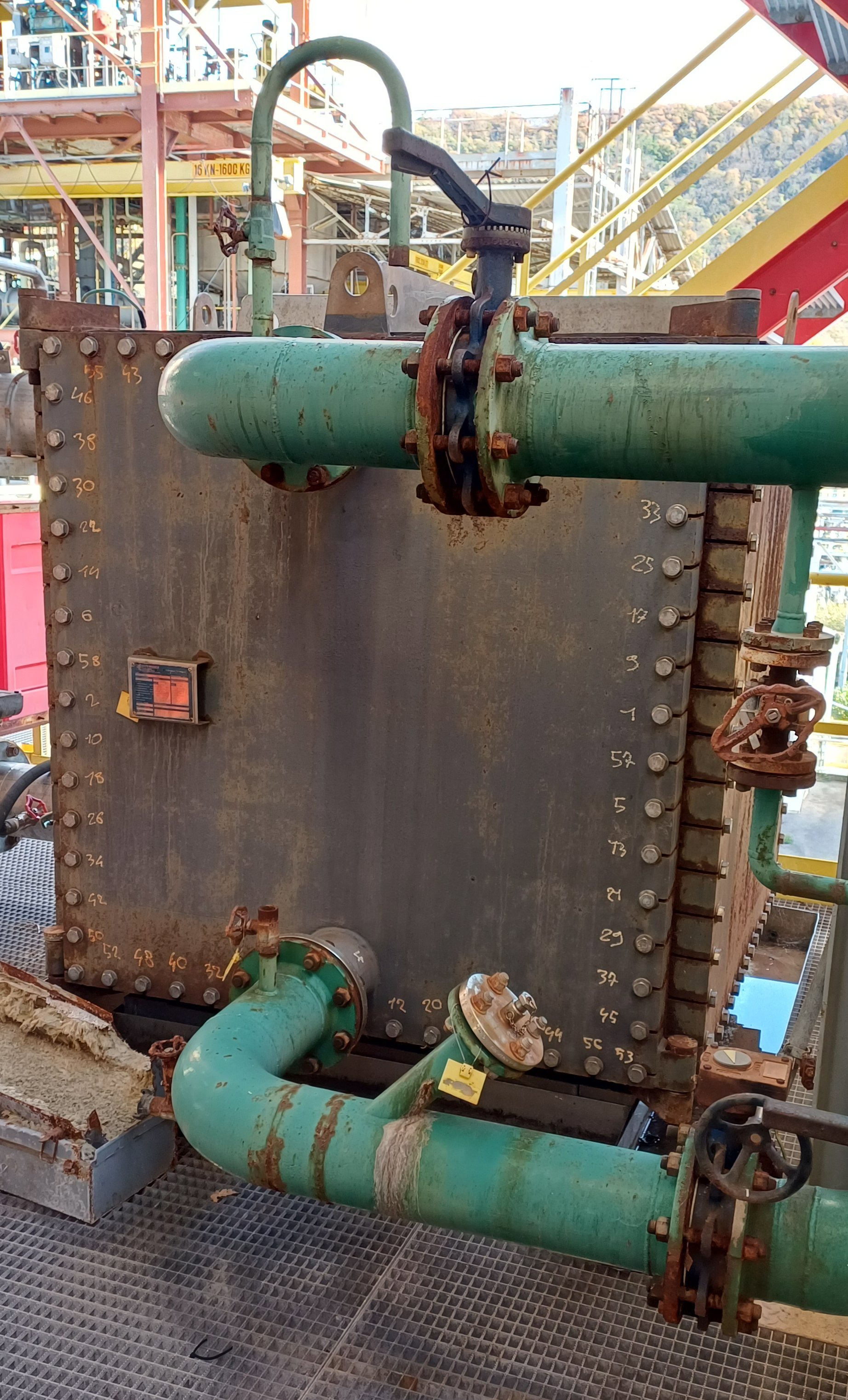 Kapp stainless steel 316 studded welded plate Heat Exchanger - IPP# 246426