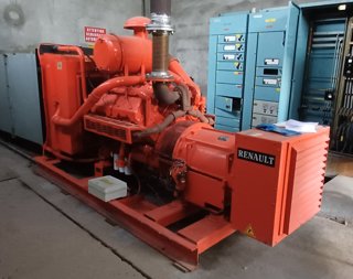 Carbon Steel Diesel engine driven Power Generator