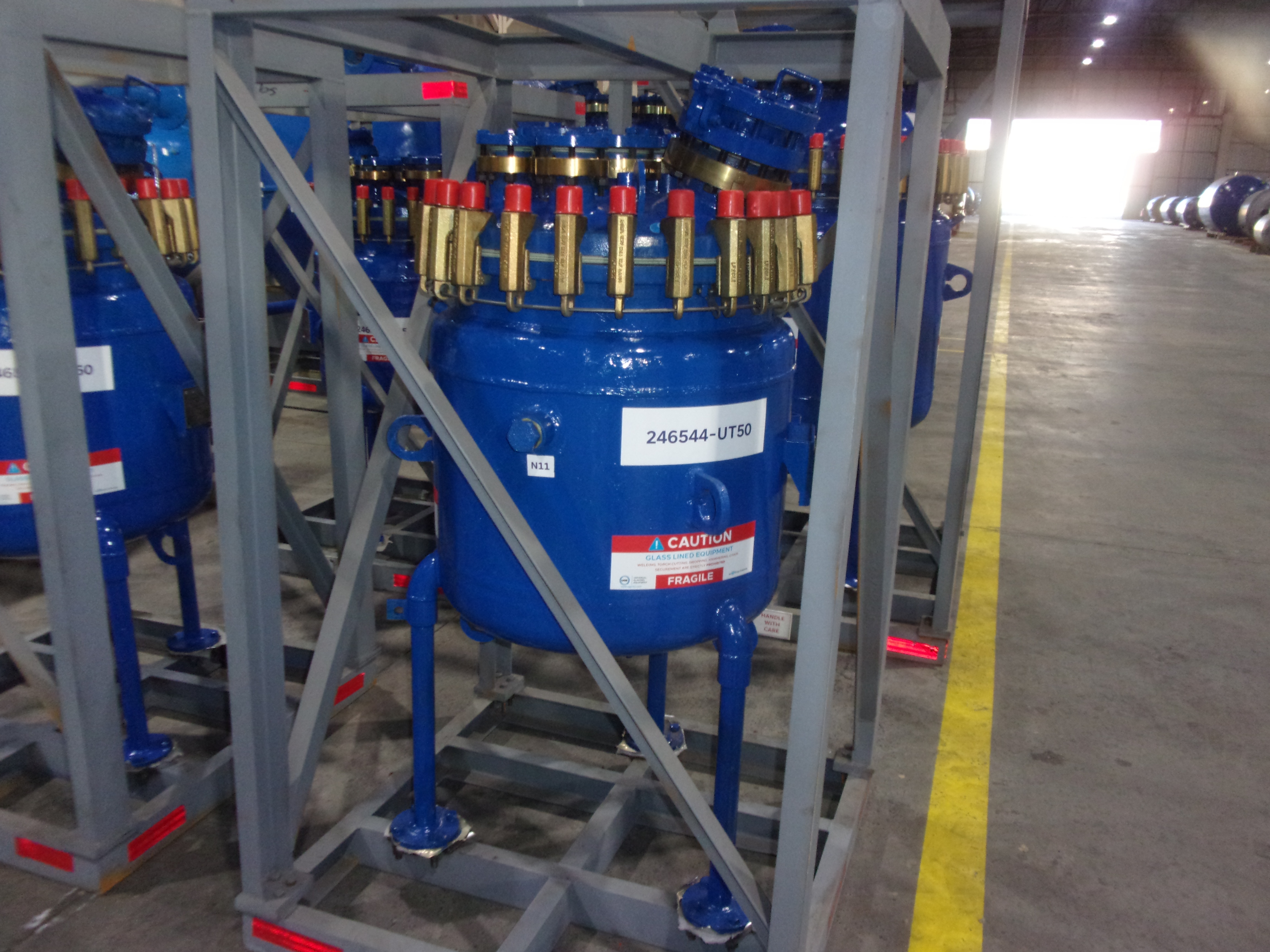New Glasslined UGE Base UT-50 Batch Type Body Only Reactor