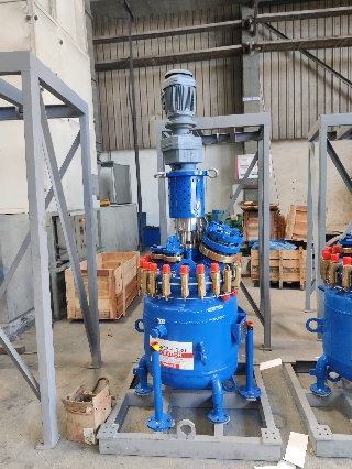 New Glasslined UGE UT-30 Reactor Assembly Batch-Type Agitated Reactor