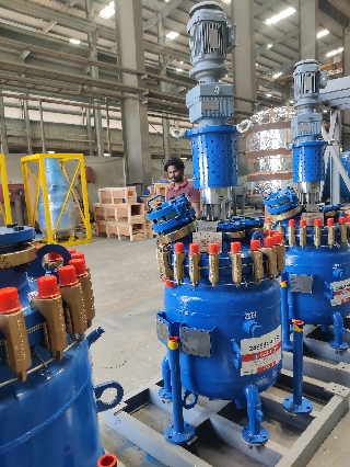 New Glasslined UGE UT-30 Reactor Assembly Batch-Type Agitated Reactor