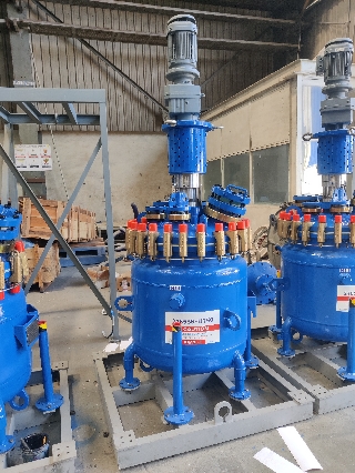 New Glasslined UGE UT-50 Reactor Assembly Batch-Type Agitated Reactor