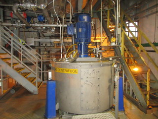  Stainless Steel 316 Auto Discharge-Bottom Centrifuge-Basket