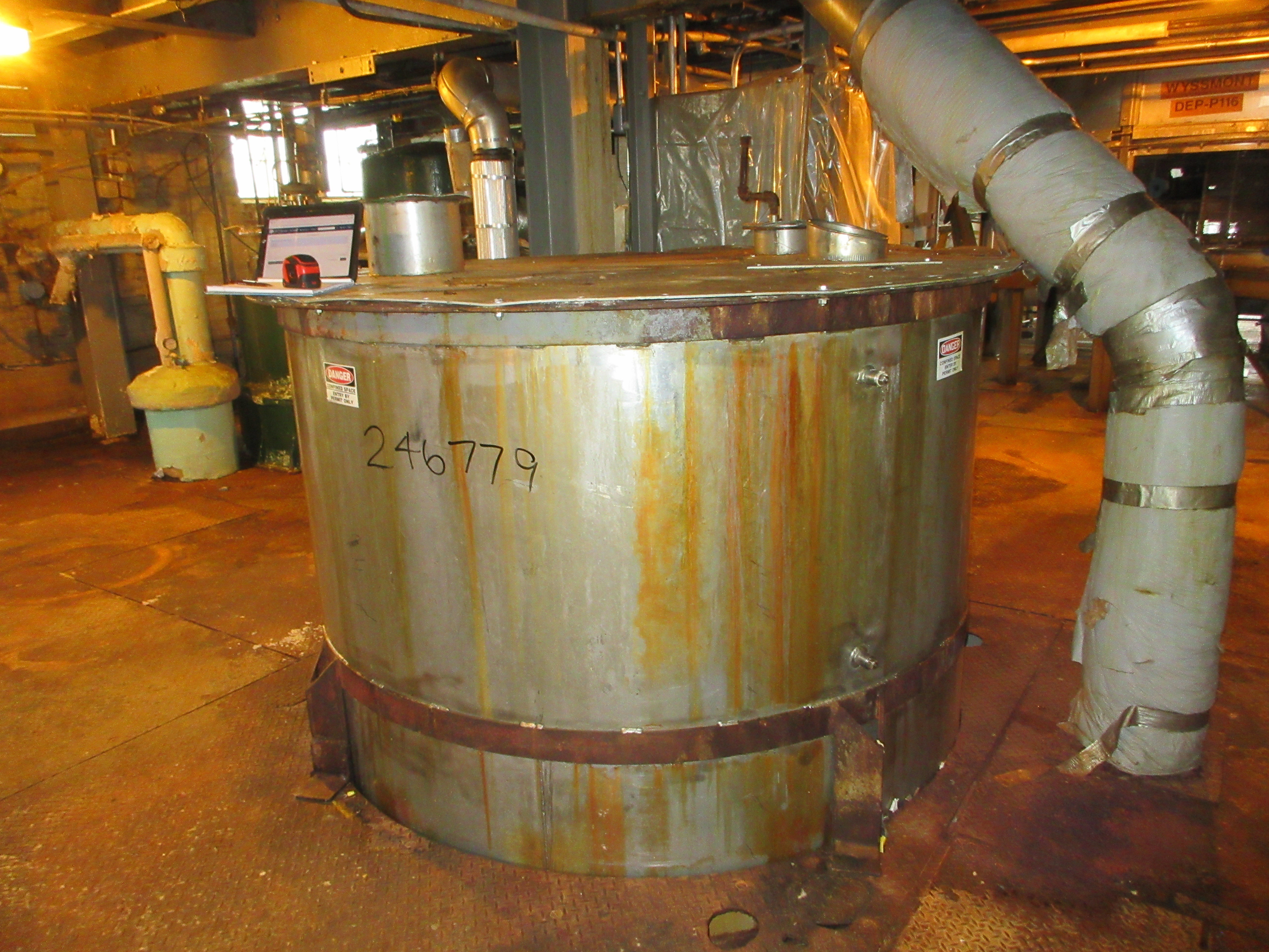 IPP# 246779, 6,057 L (1,600 gallons)  Stainless Steel 316  Tank For Sale