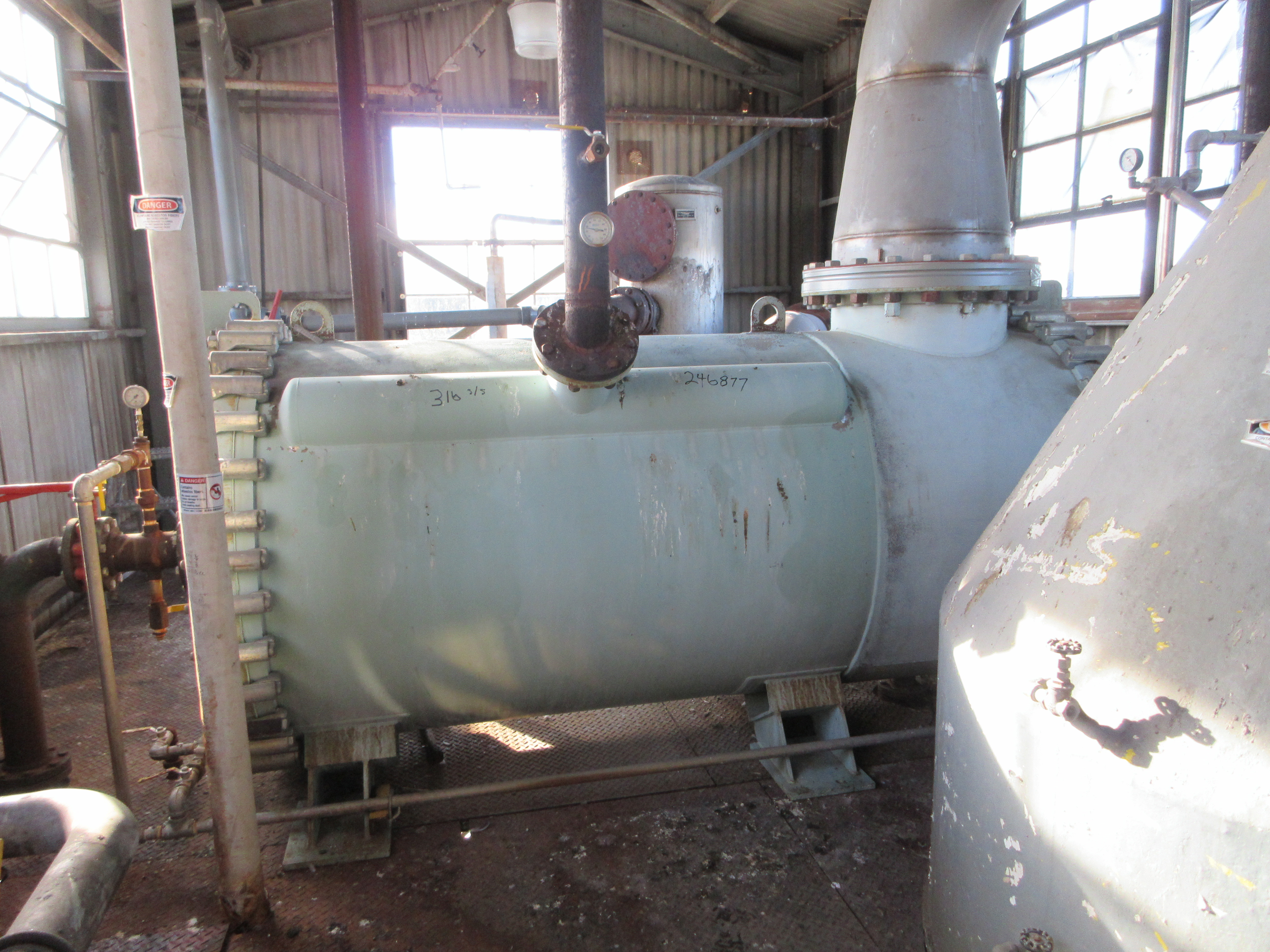 IPP# 246877, 134.7 m² (1,450 ft²)  Stainless Steel 316 Spiral Heat Exchanger For Sale