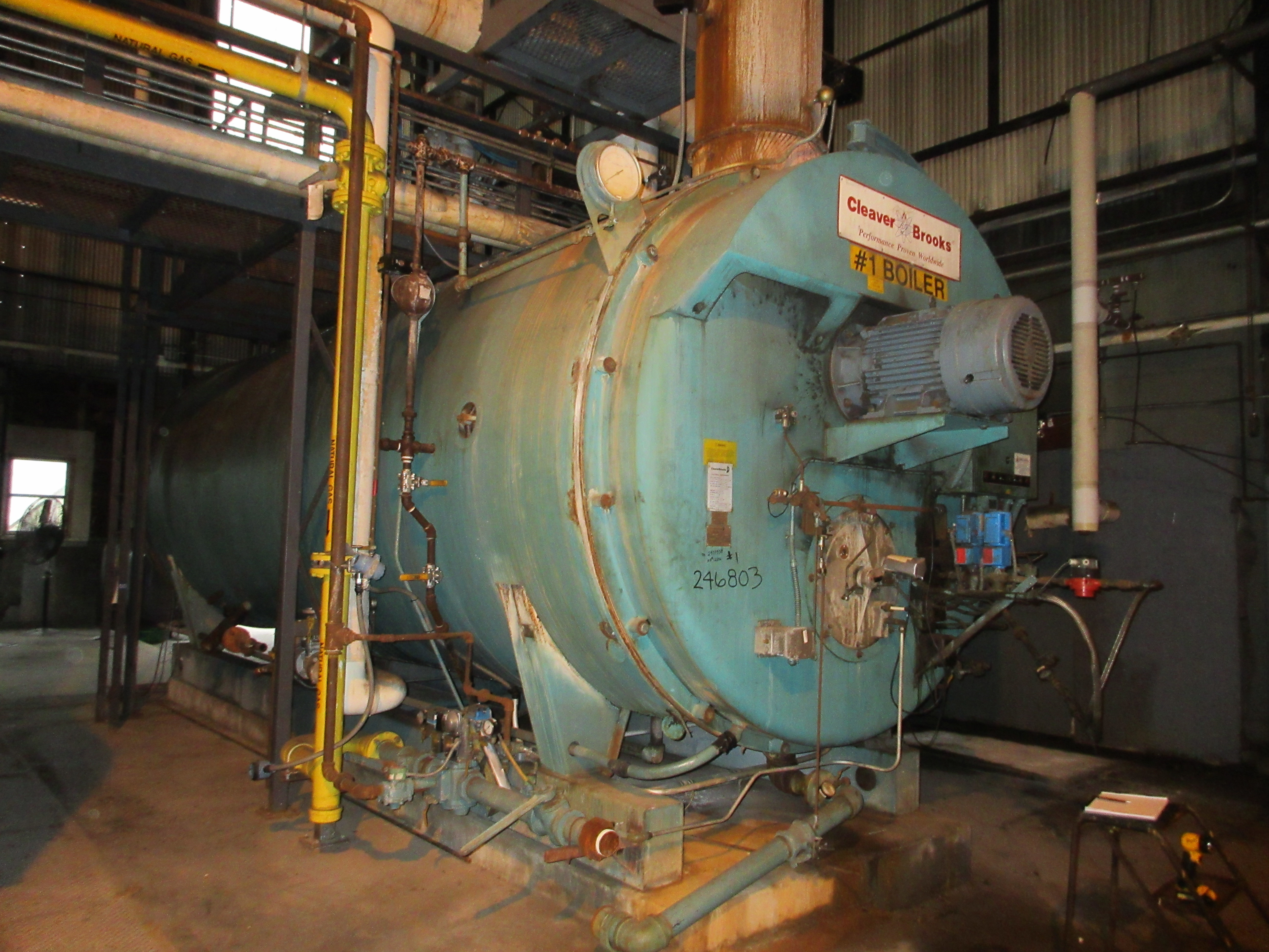 IPP# 246803, 10,433 kg/h (23,000 lb/h)  Carbon Steel Steam Boiler For Sale