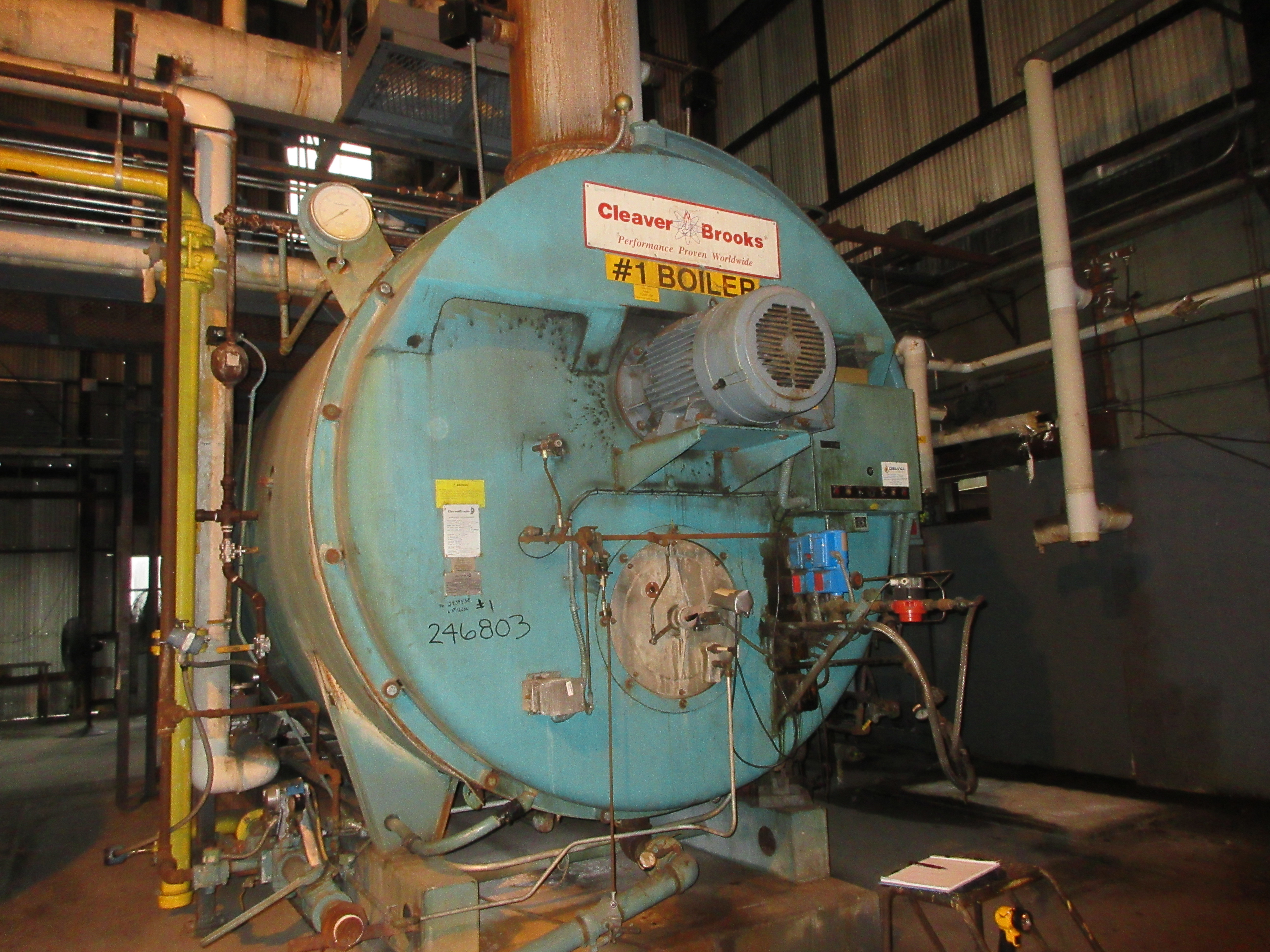 IPP# 246803, 10,433 kg/h (23,000 lb/h)  Carbon Steel Steam Boiler For Sale