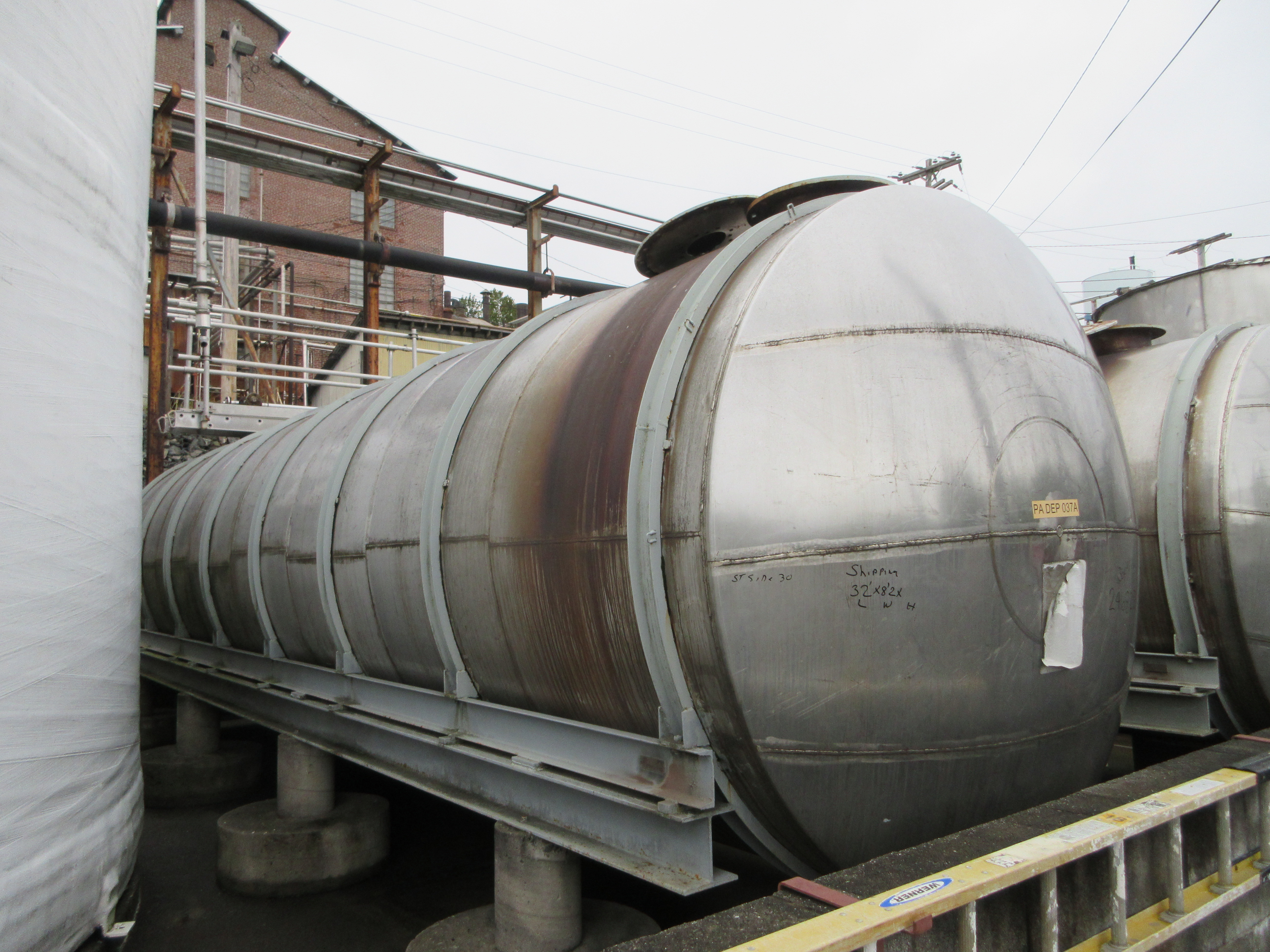 IPP# 246820, 41,640 L (11,000 gallons)  Stainless Steel 304  Tank For Sale