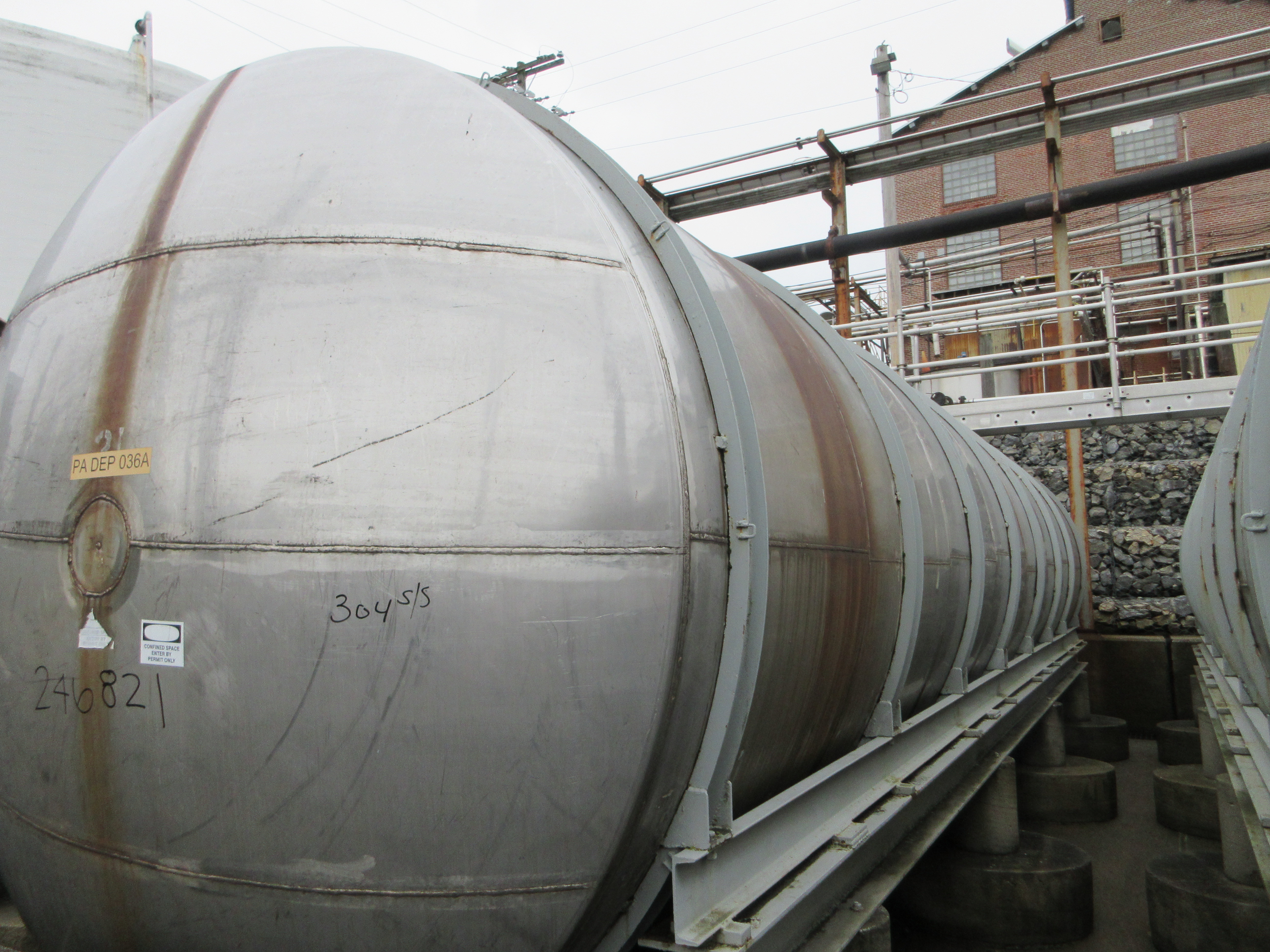 IPP# 246821, 41,640 L (11,000 gallons)  Stainless Steel 304  Tank For Sale