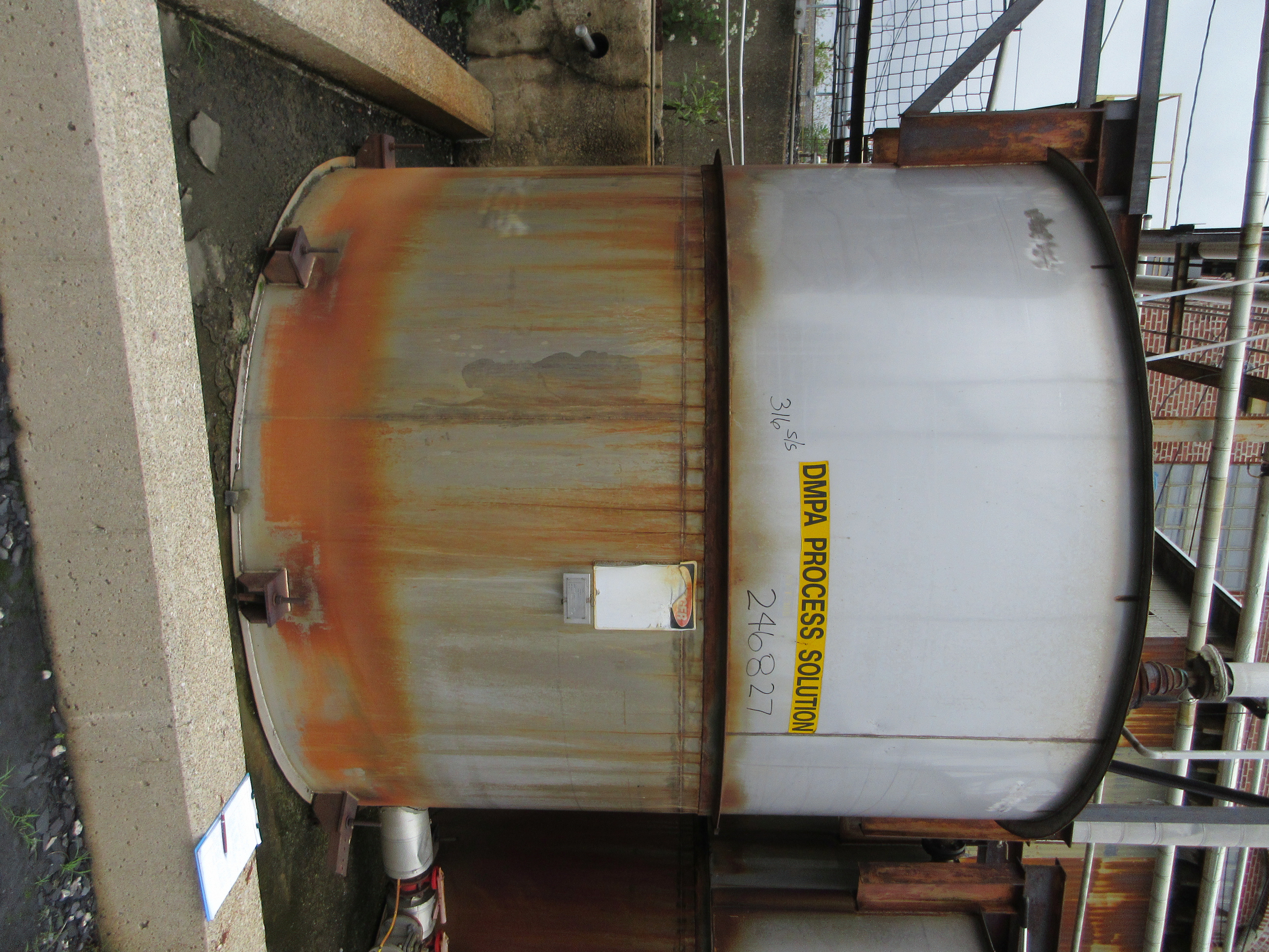 IPP# 246828, 22,712 L (6,000 gallons)  Stainless Steel 316  Tank For Sale