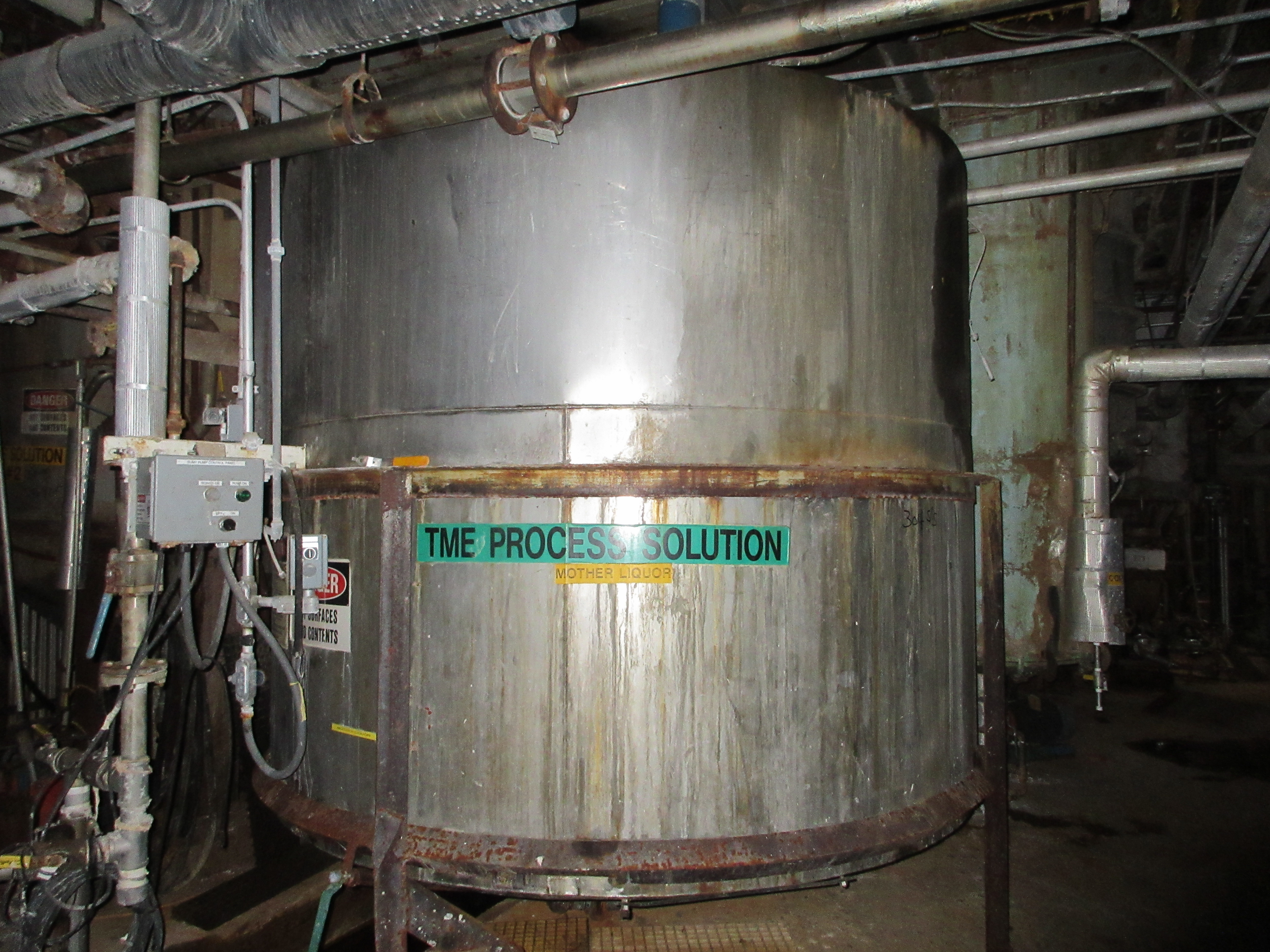 IPP# 246906, 6,435 L (1,700 gallons)  Stainless Steel 304  Tank For Sale