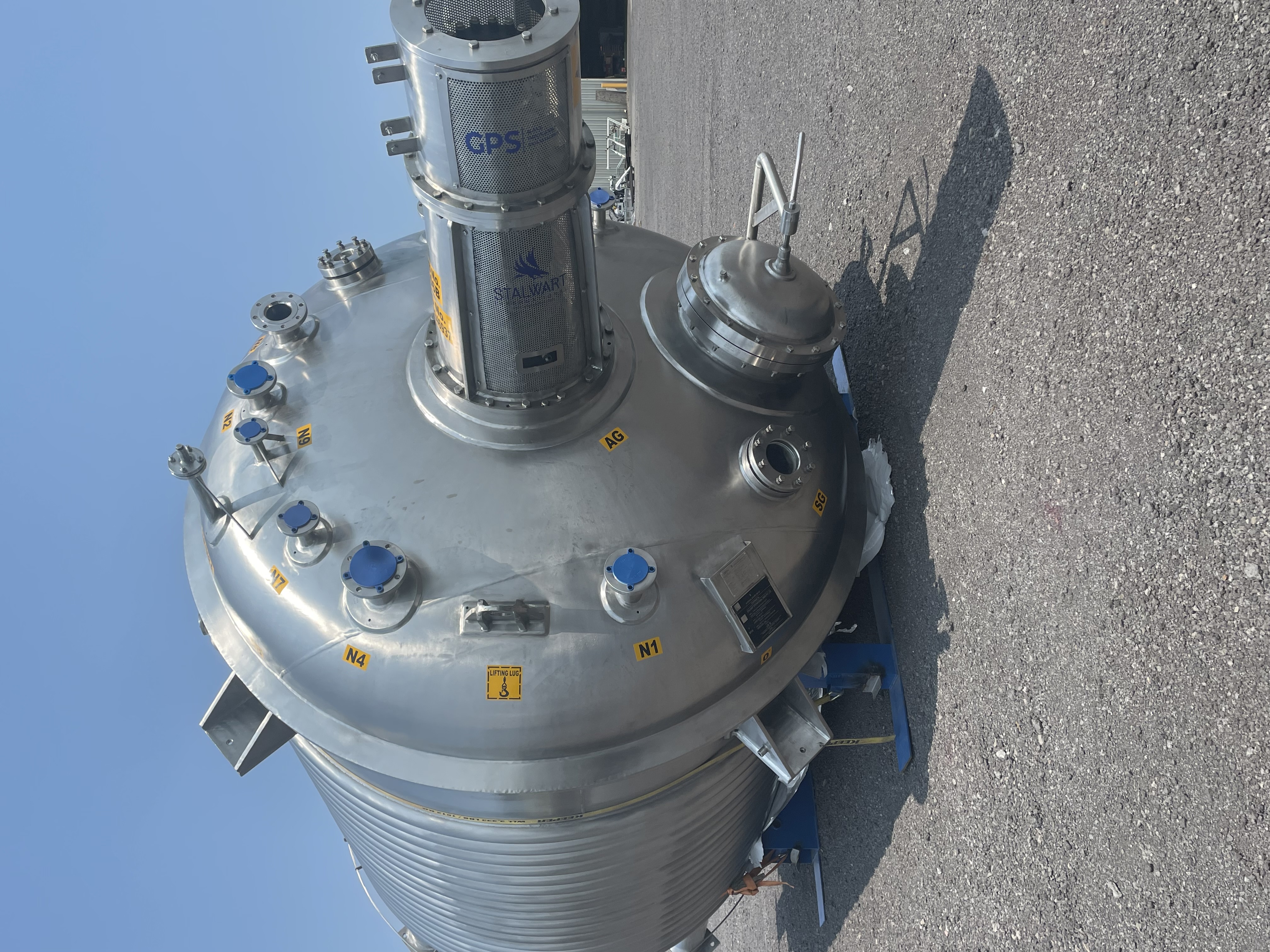 New 6000 gallon Stainless Steel 316 Batch-Type Agitated Reactor - IPP# 246937