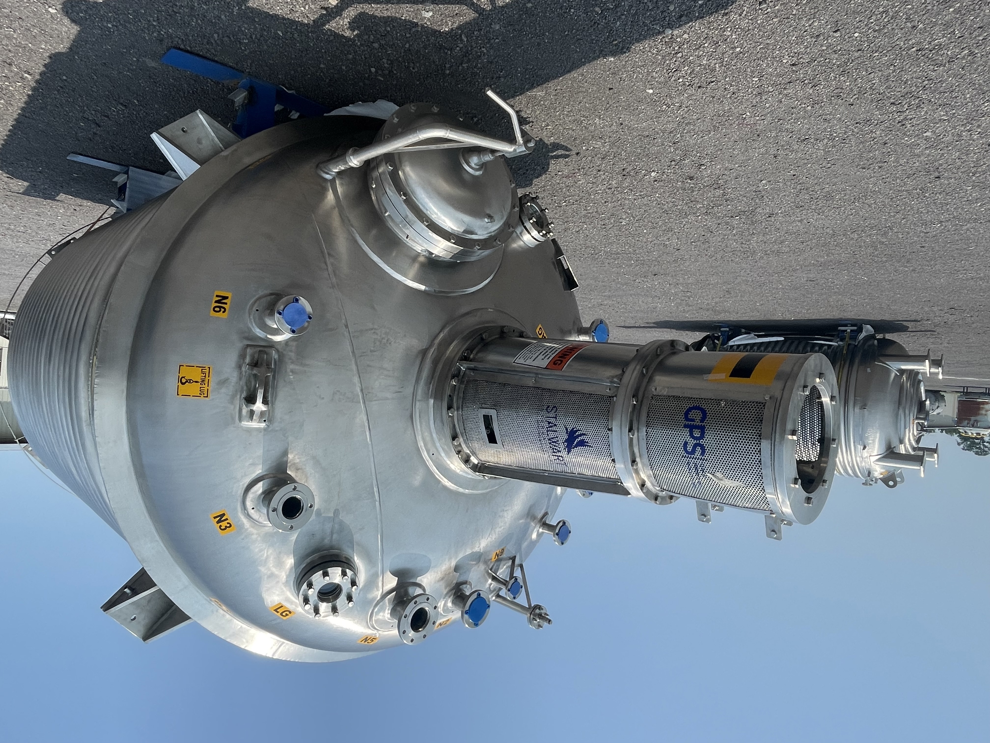 New 6000 gallon Stainless Steel 316 Batch-Type Agitated Reactor - IPP# 246937