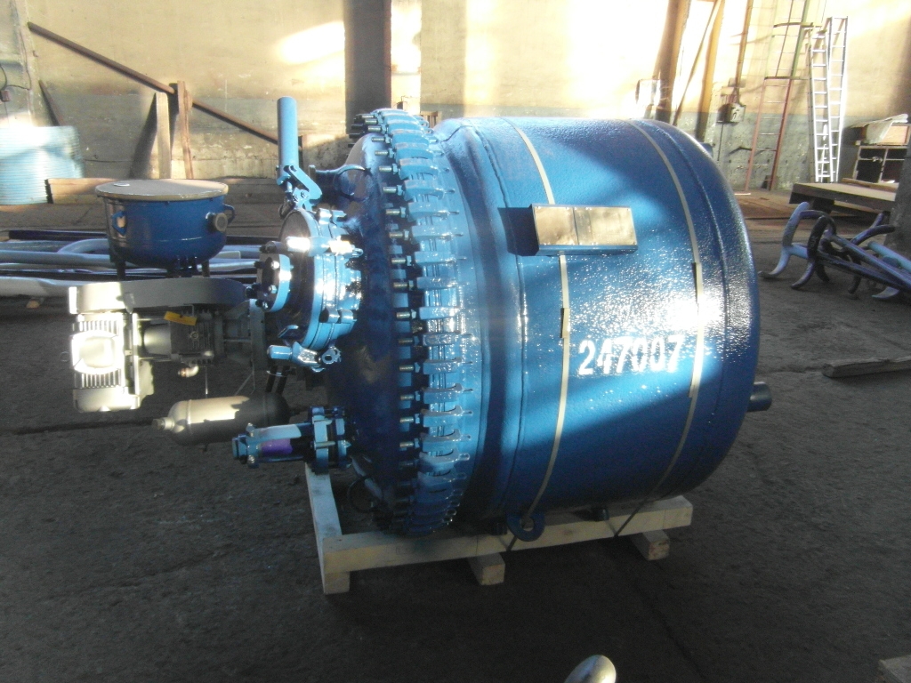 500-Gallon Glass-Lined Batch Agitated Reactor – Pfaudler ELL Series - IPP# 247007