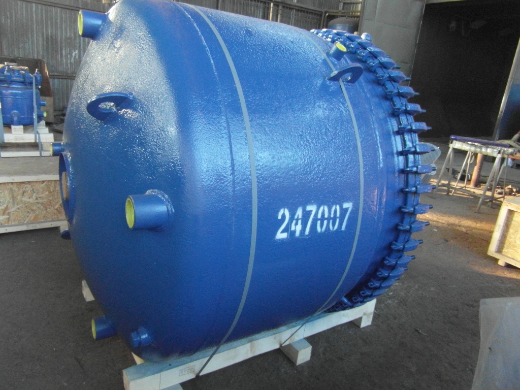 500-Gallon Glass-Lined Batch Agitated Reactor – Pfaudler ELL Series - IPP# 247007