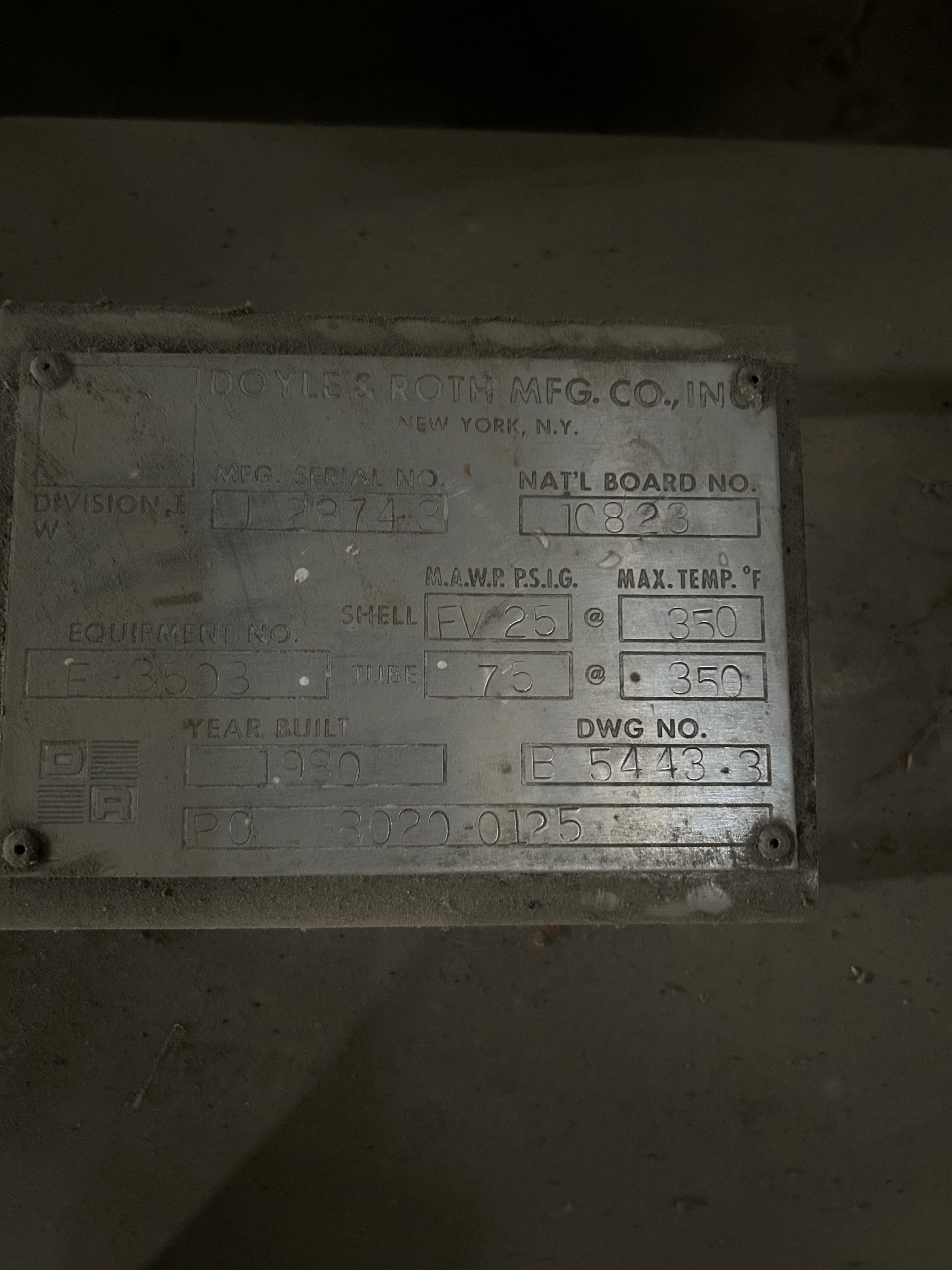 Shell and Tube Heat Exchanger - IPP# 247178