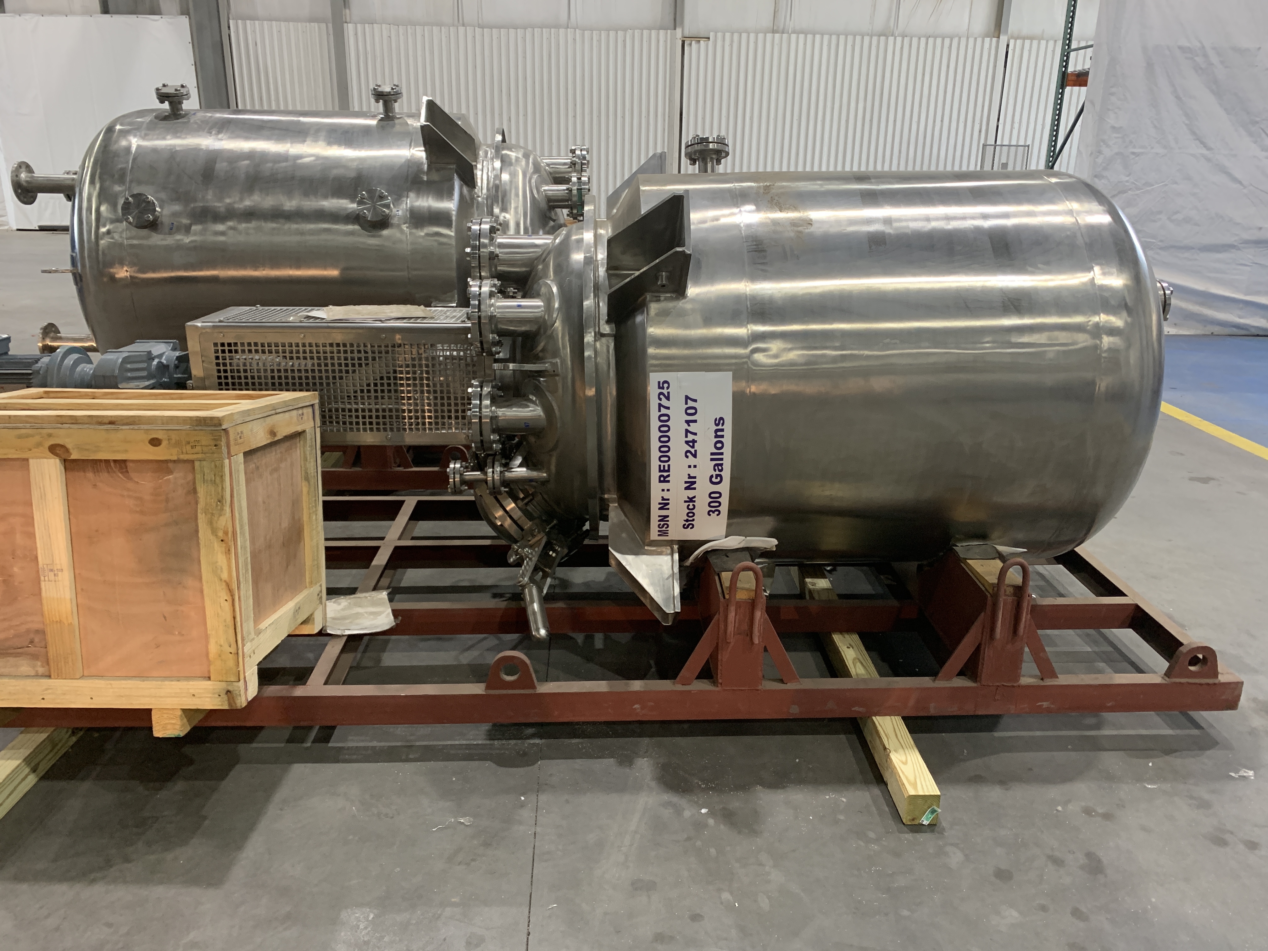 New Stainless Steel 316L Gale Process Solutions Batch-Type Agitated Reactor - IPP# 247107