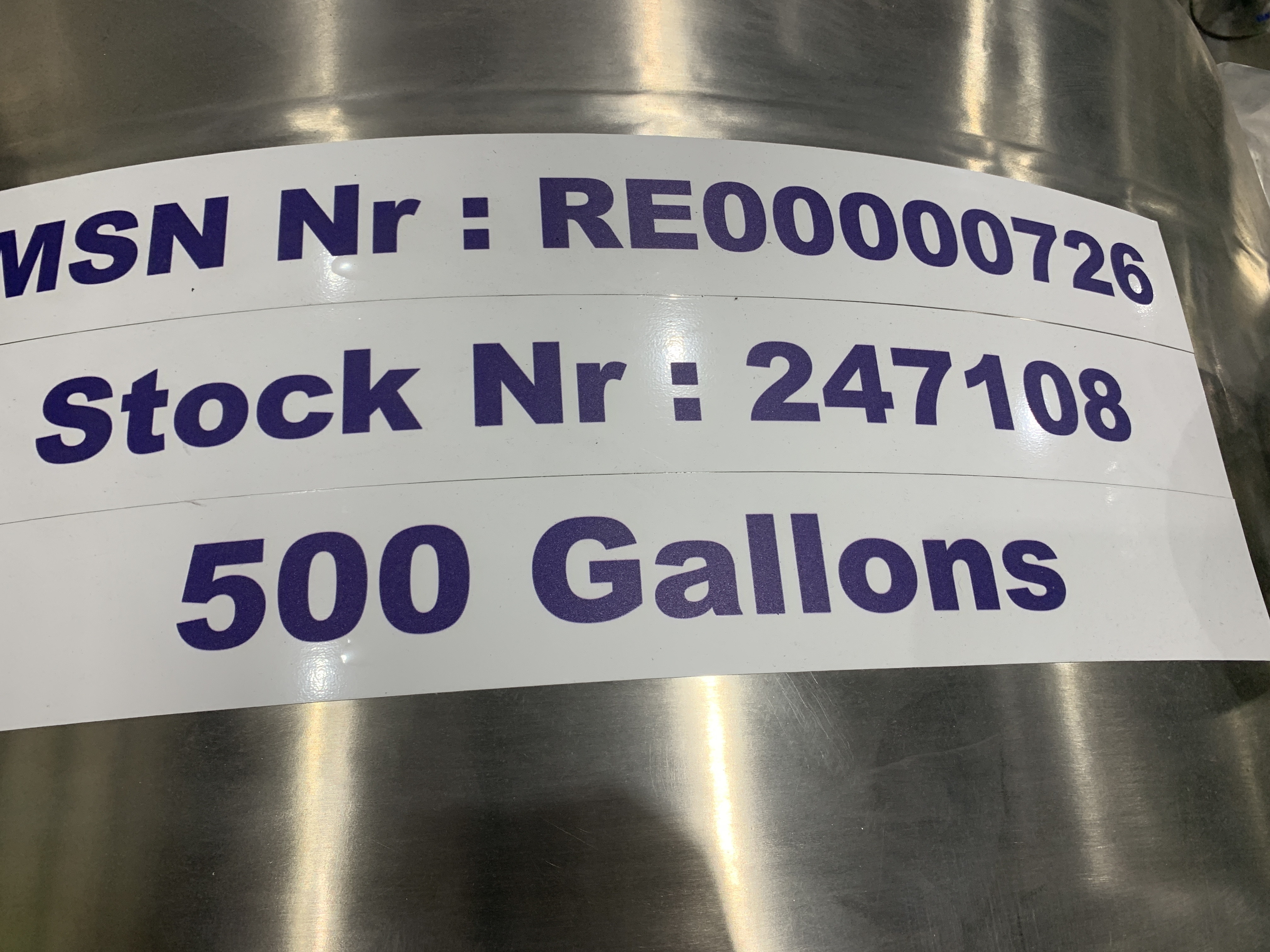 New Stainless Steel 316L Gale Process Solutions Batch-Type Agitated Reactor - IPP# 247108