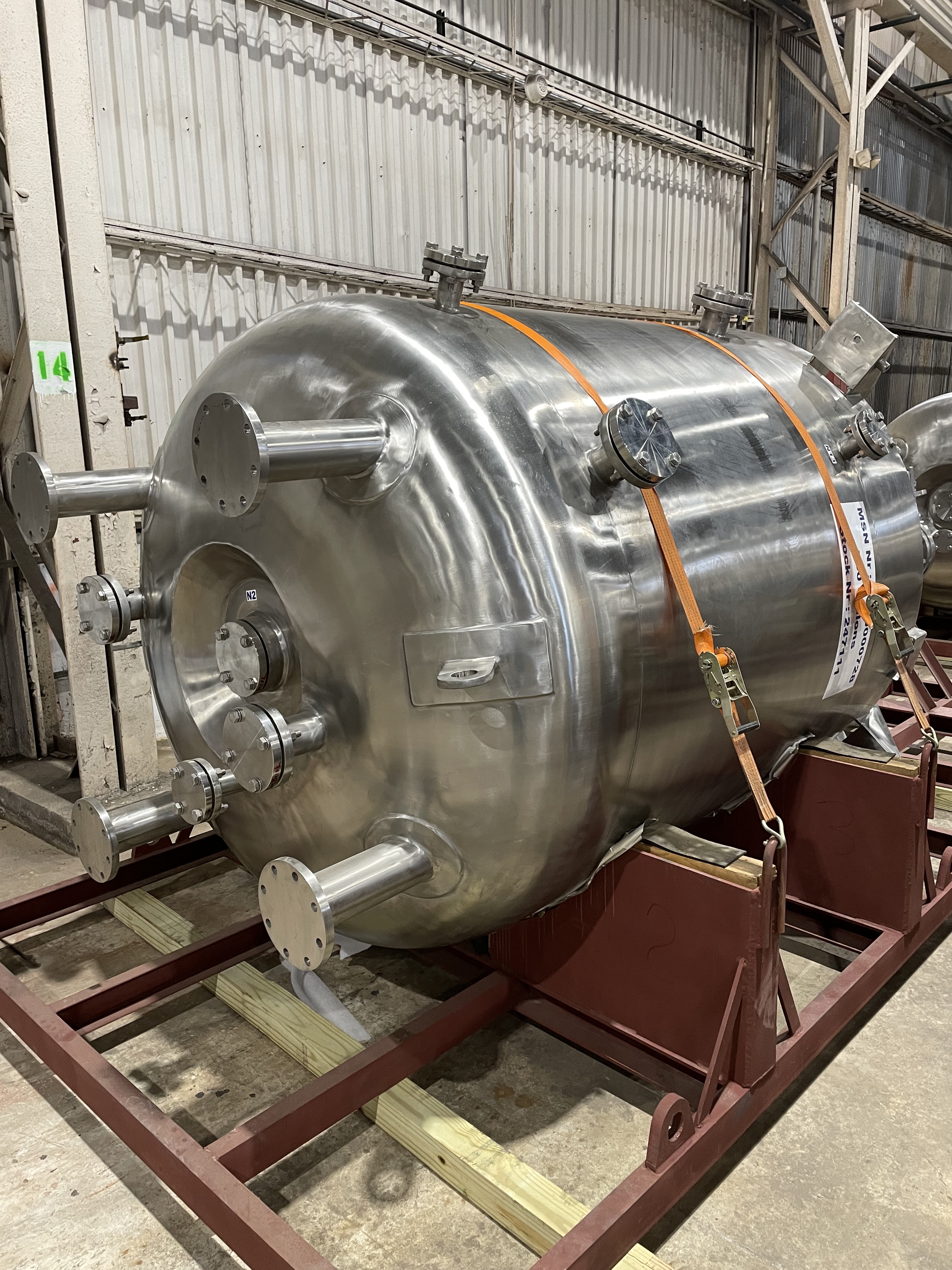 New Stainless Steel 316L Gale Process Solutions Batch-Type Agitated Reactor - IPP# 247111