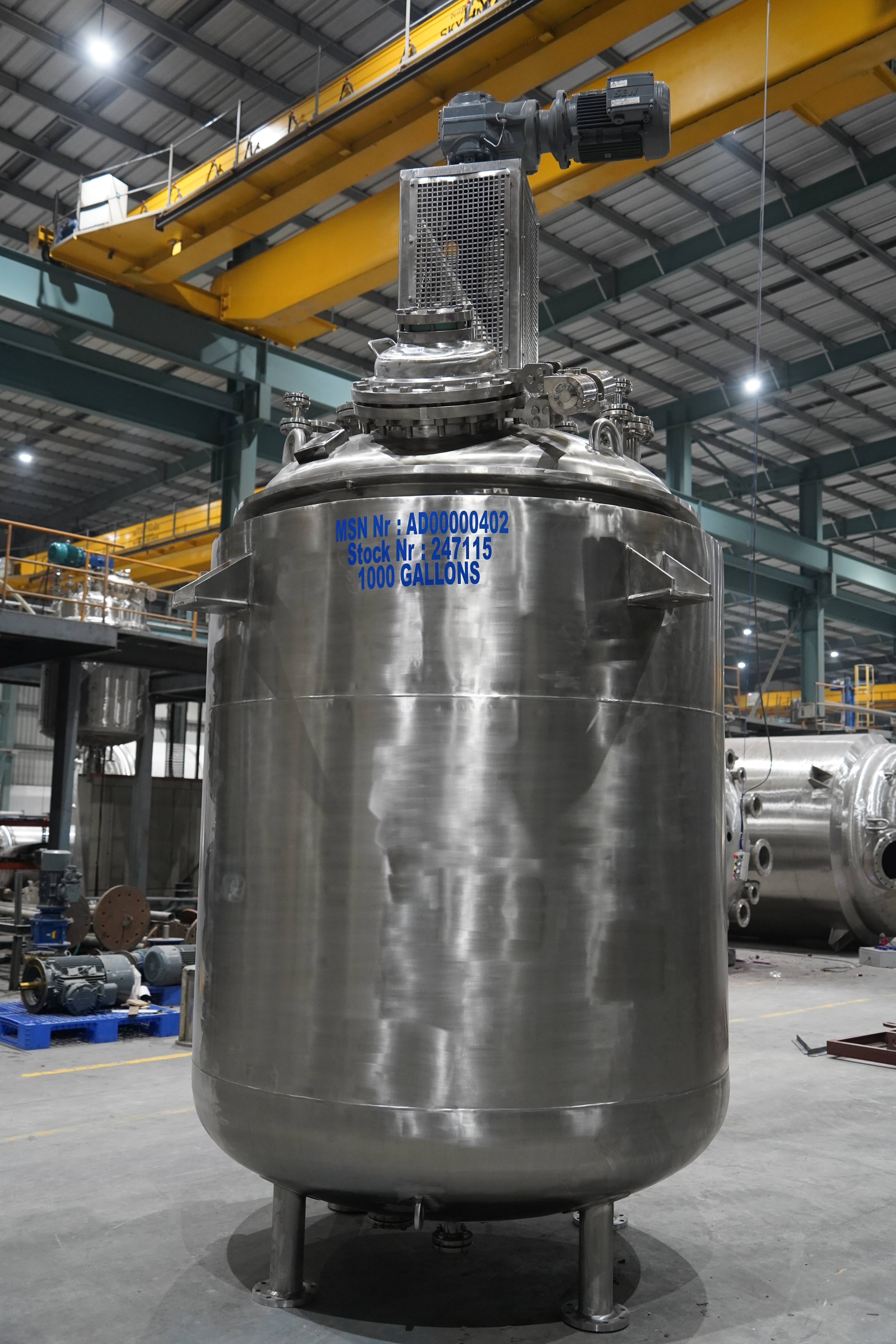 New Hastelloy - C22 Gale Process Solutions Batch-Type Agitated Reactor - IPP# 247115