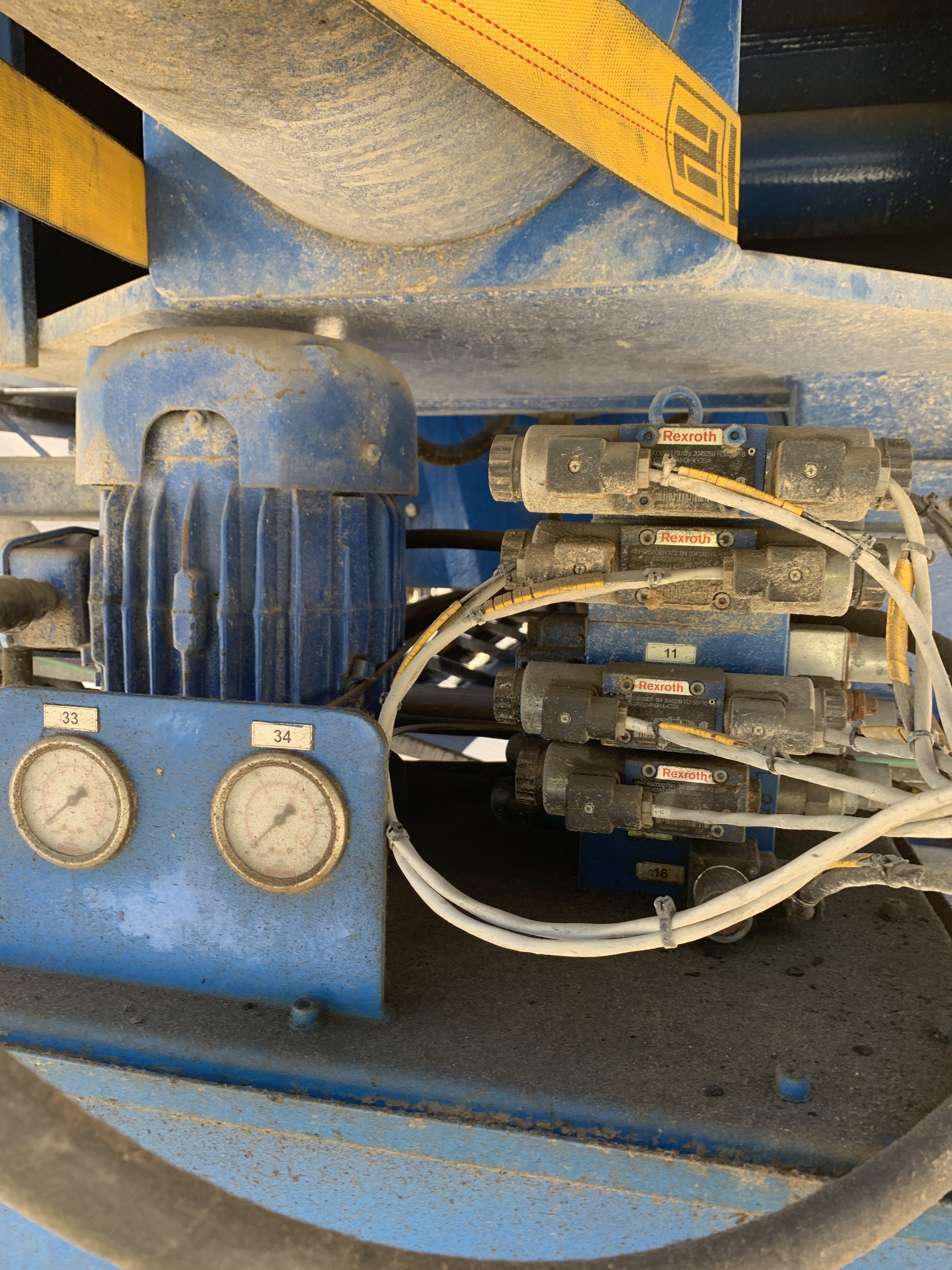 Filter Press, 532 Sq.Ft. filtration Area, Polypropylene Plates, Manufactured by Andritz - IPP# 247213