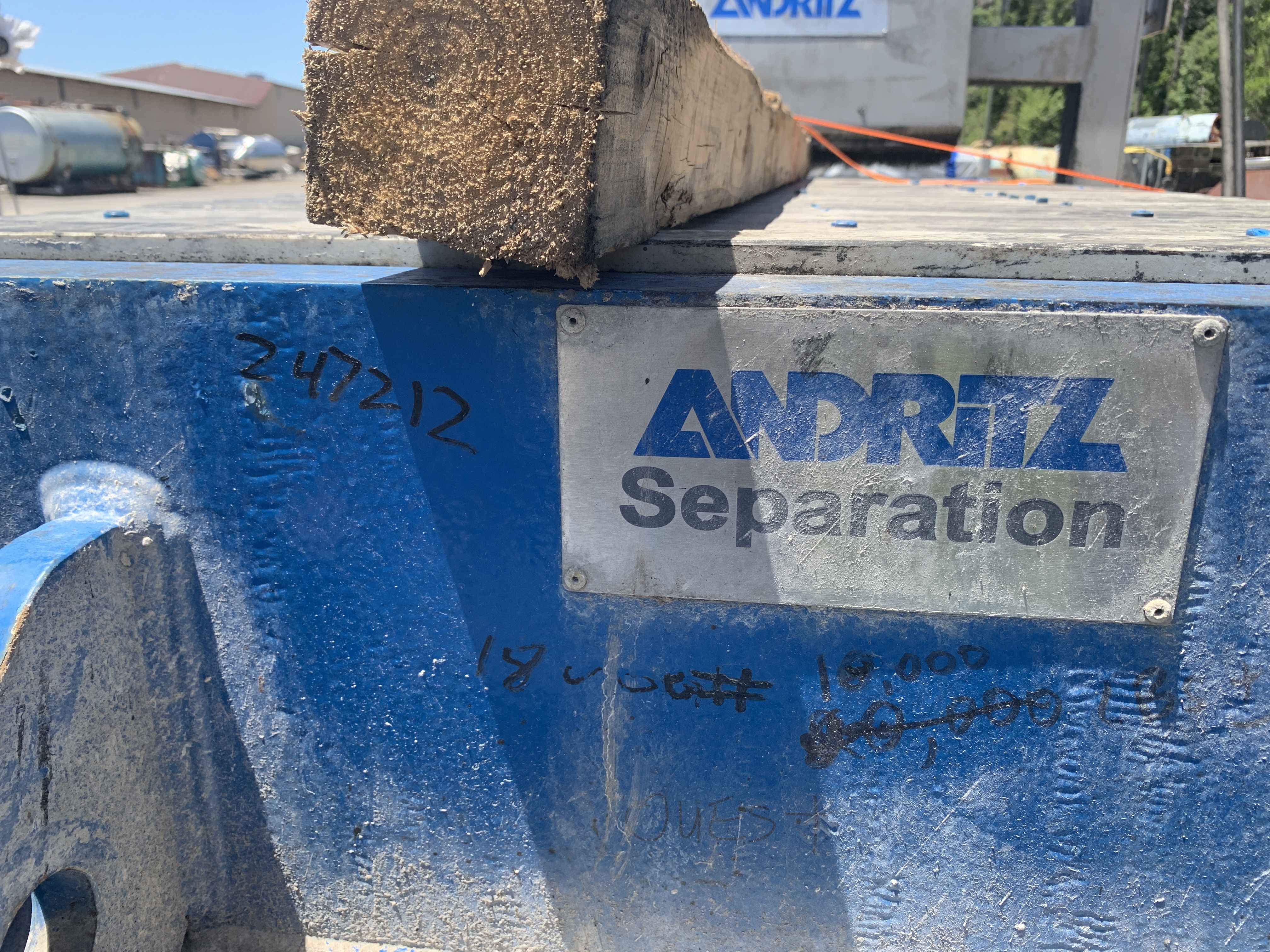 Filter Press, 532 Sq.Ft. Filtration Area,  Polypropylene plates , Manufactured by Andritz - IPP# 247212