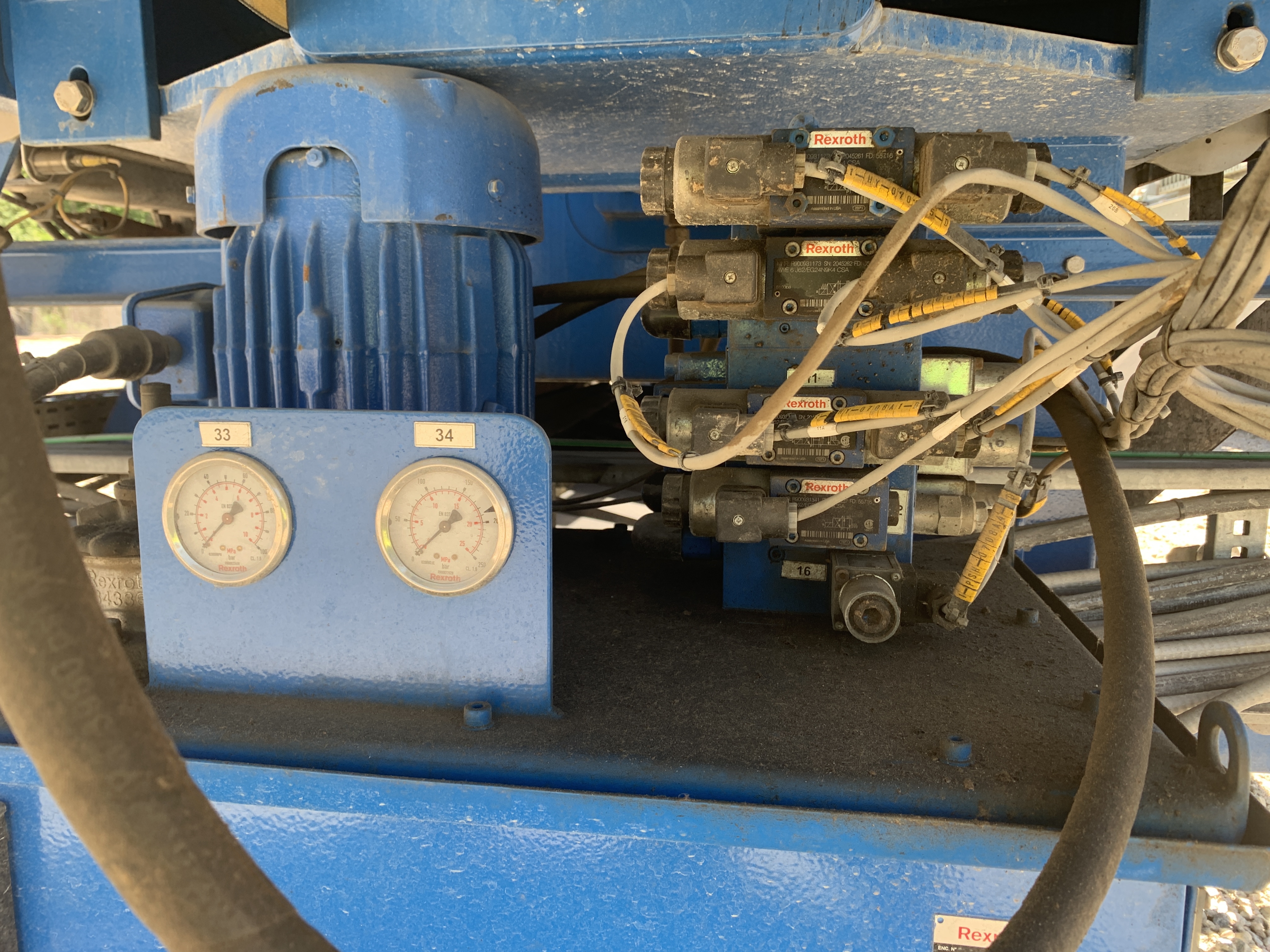 Filter Press, 532 Sq.Ft. Filtration Area,  Polypropylene plates , Manufactured by Andritz - IPP# 247212