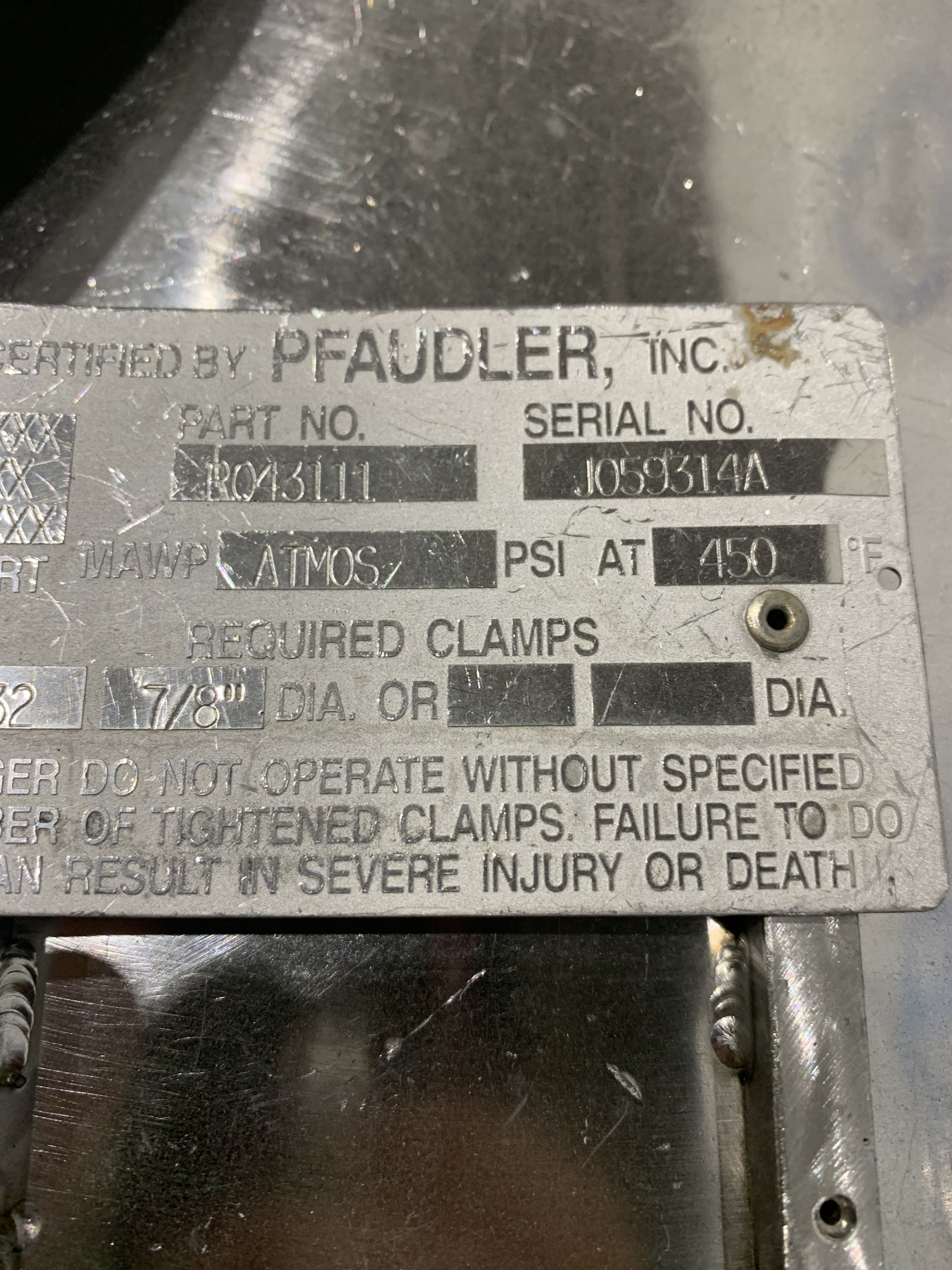 Glasslined Pfaudler RT Tank - IPP# 247318