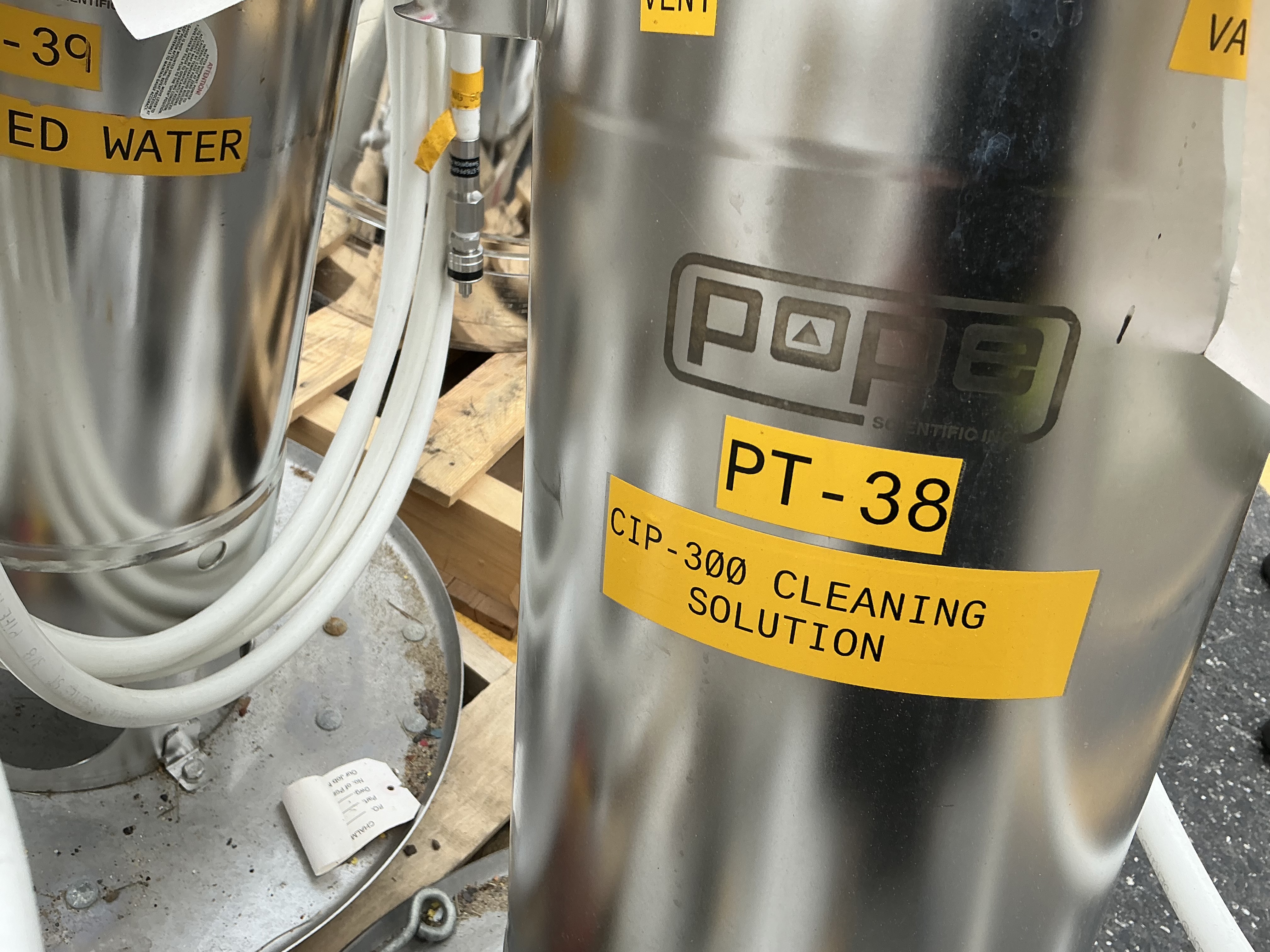 Stainless Steel 316 Pope Scientific  Tank - IPP# 247461
