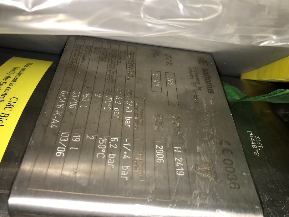   Fermenter 100 L (26.4 gal)  For Sale - IPP# 247793