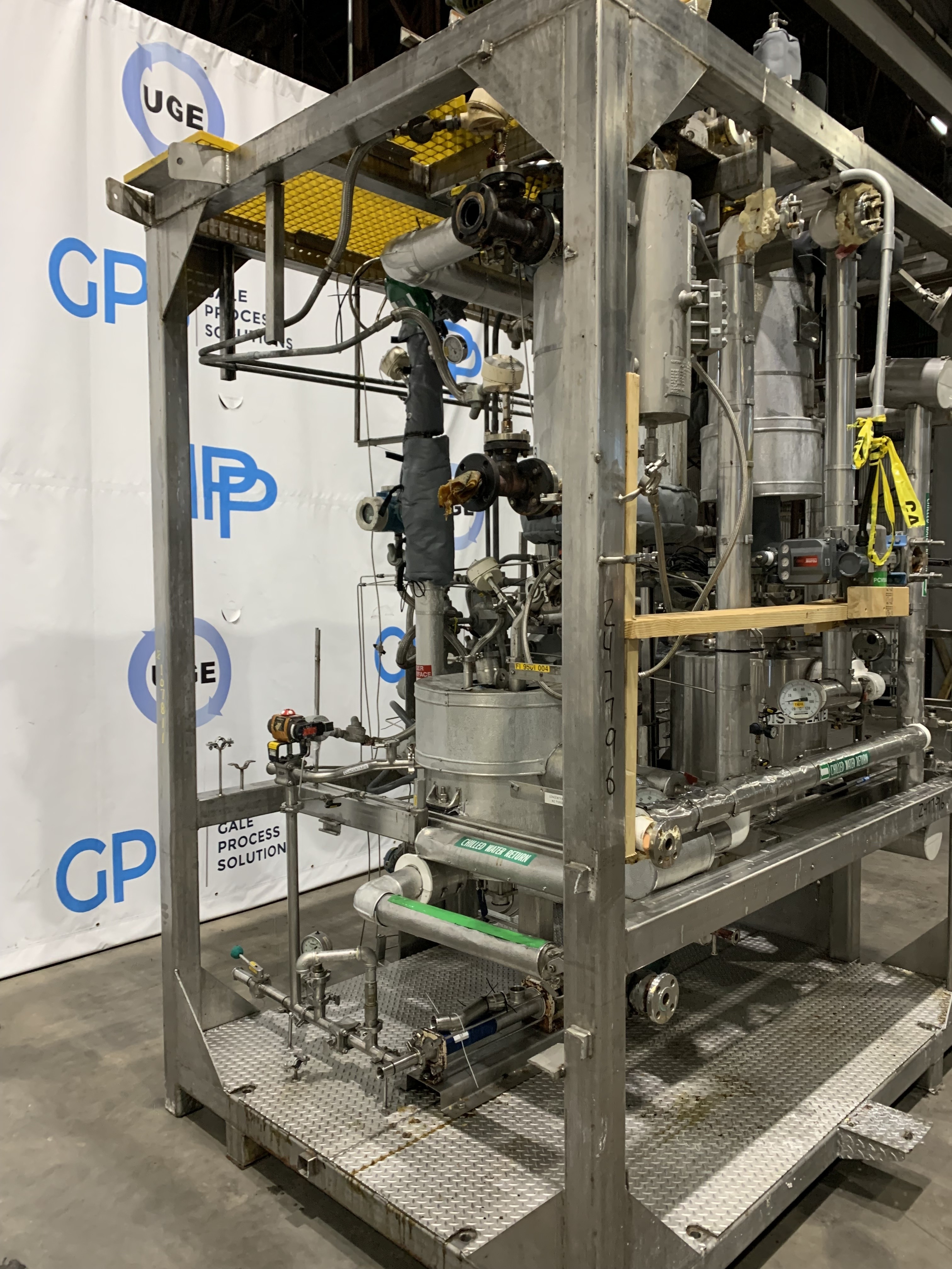 LCI (Luwa) Wiped/Thin Film Evaporator Pilot Skid 5.1 sq. ft. - IPP# 247796