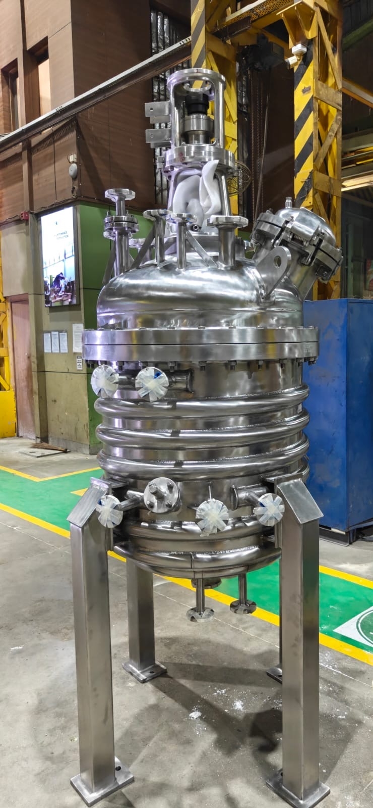 New 100 Gallon Stainless Steel 316L Gale Process Solutions Batch-Type Agitated Reactor - IPP# 248035
