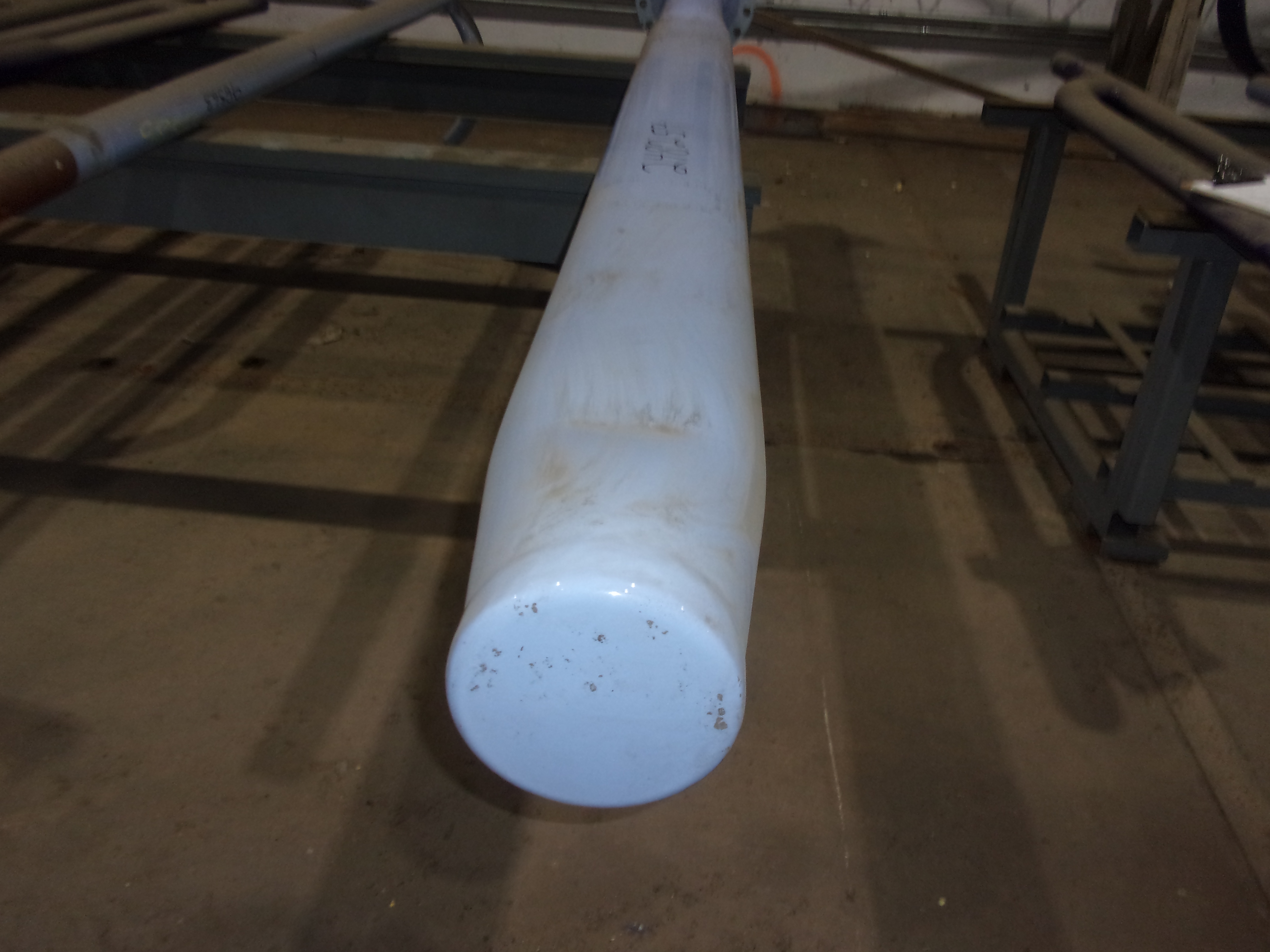 Glasslined Pfaudler Beavertail Baffle Baffle Glass Lined Parts - IPP# 248259